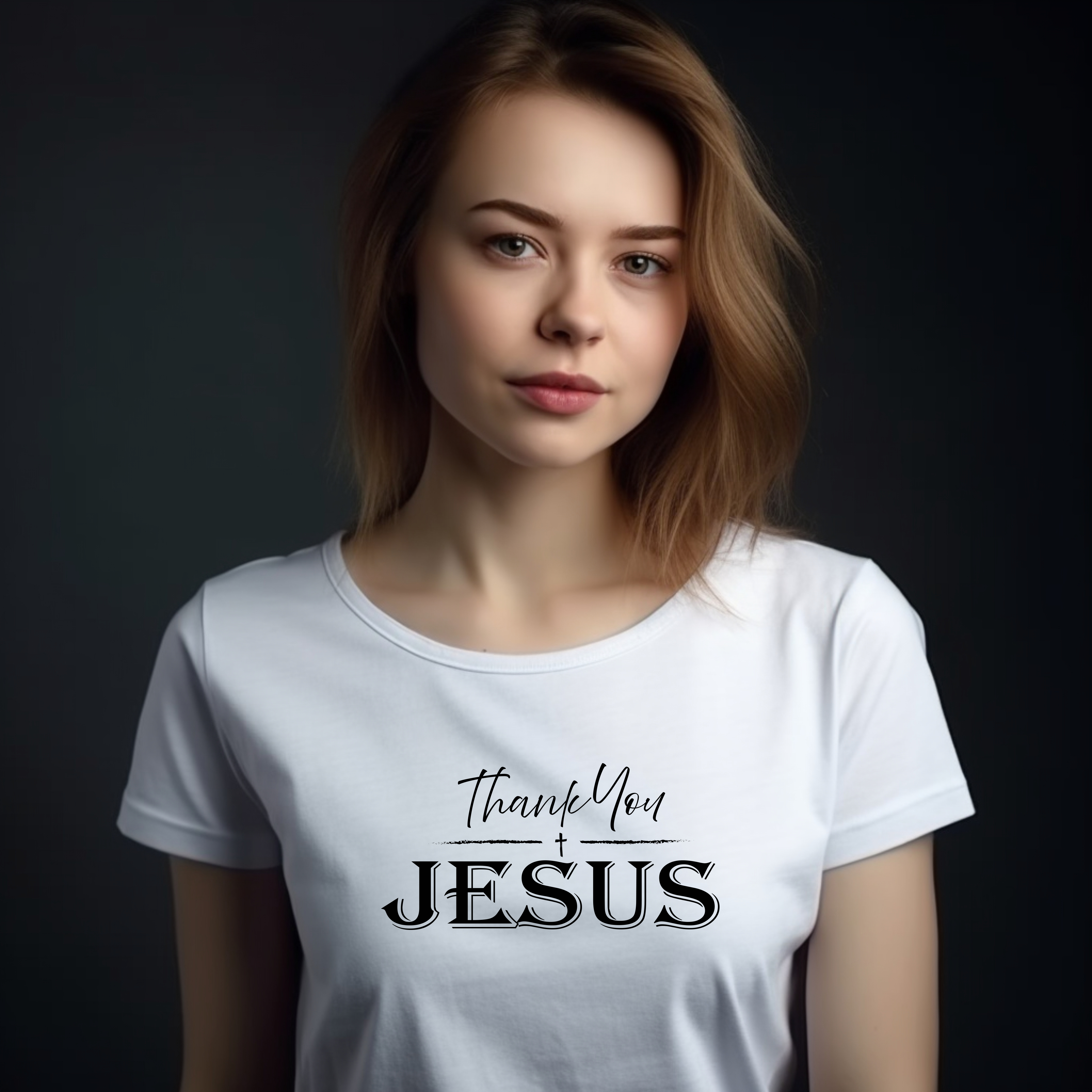 THANK YOU JESUS Unisex Jersey Short Sleeve Tee