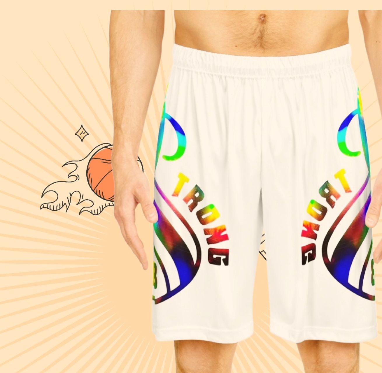Basketball Shorts (AOP) product thumbnail image