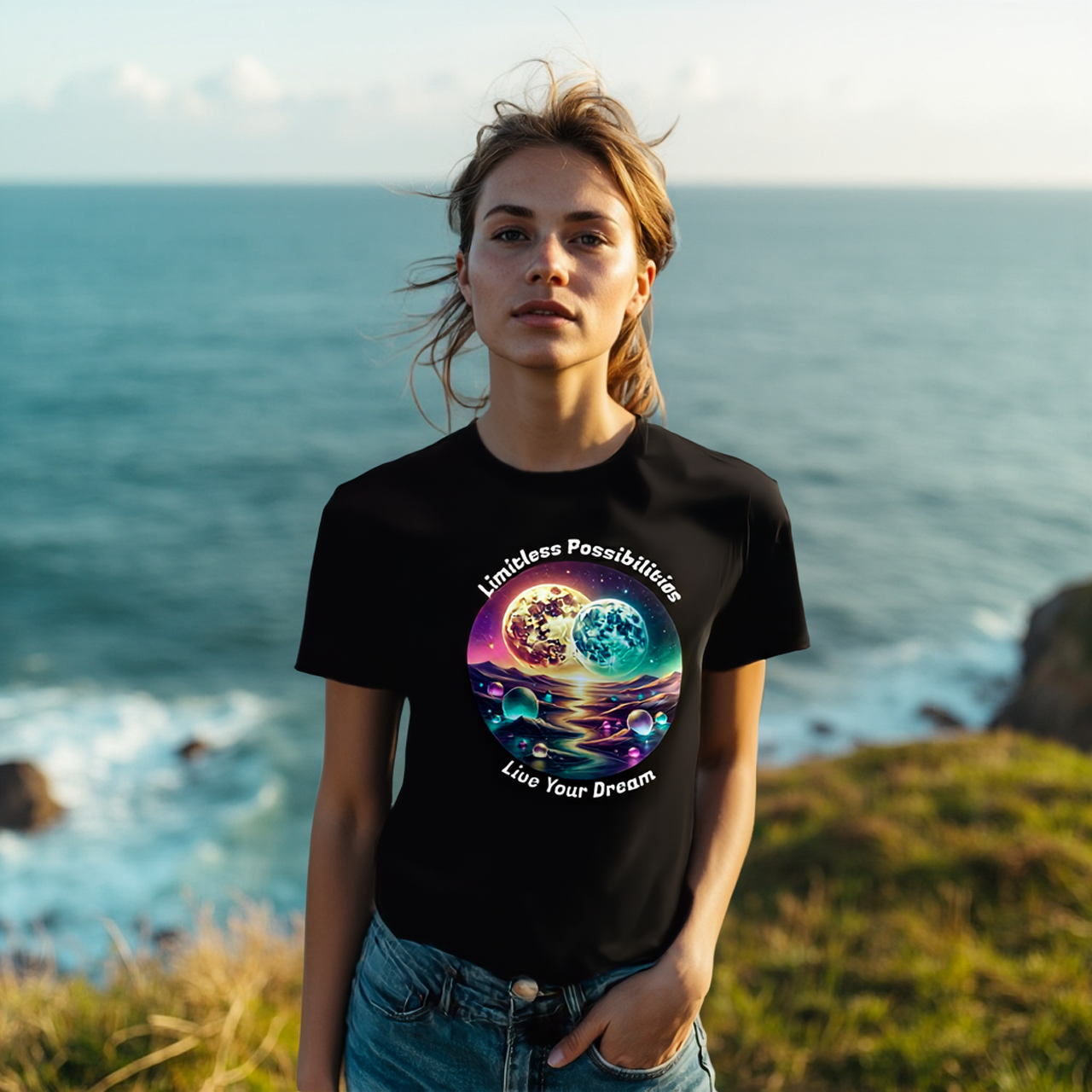 Limitless Possibilities Short Sleeve Tee by Roger Sampson product thumbnail image