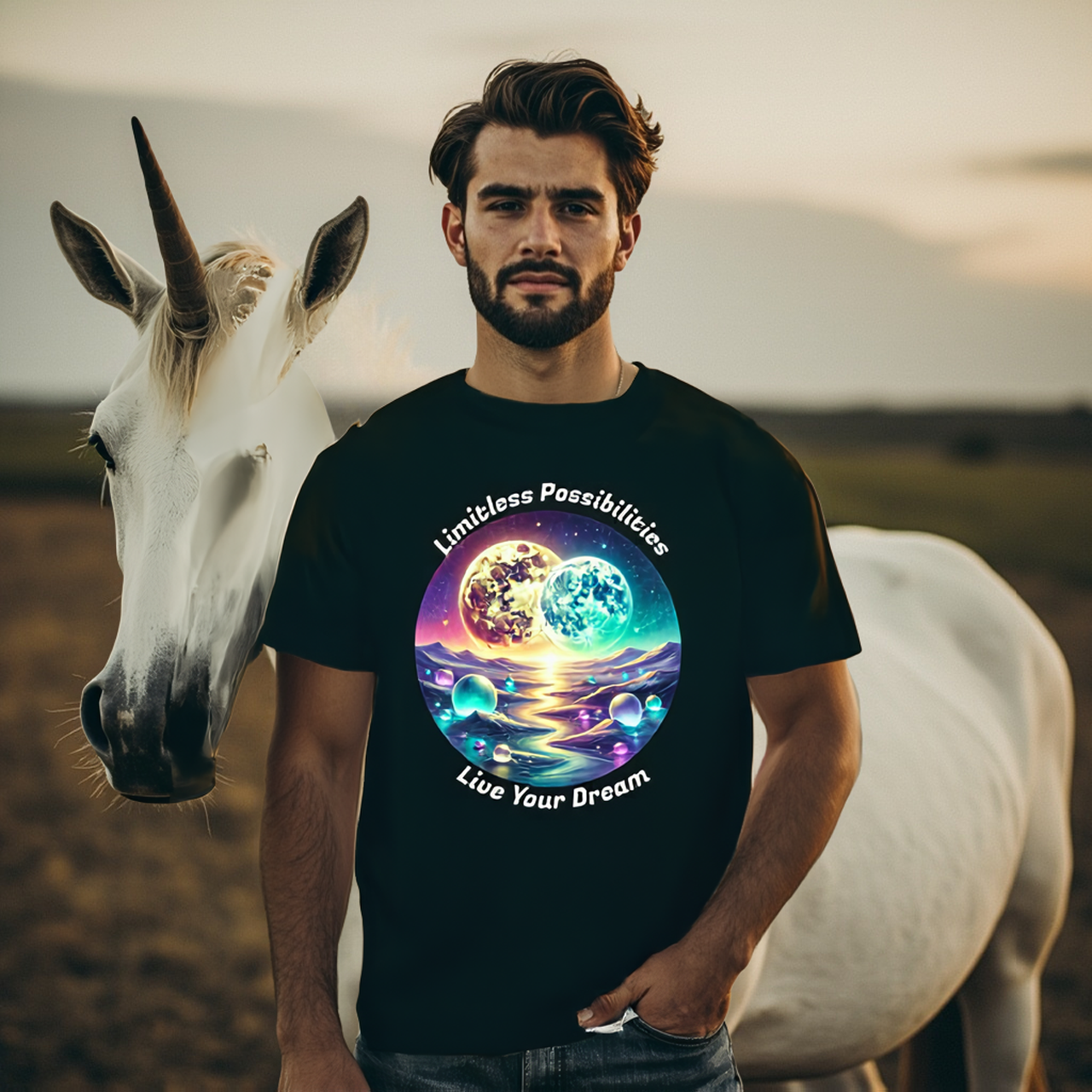 Limitless Possibilities Short Sleeve Tee by Roger Sampson Limitless Possibilities Short Sleeve Tee by Roger Sampson