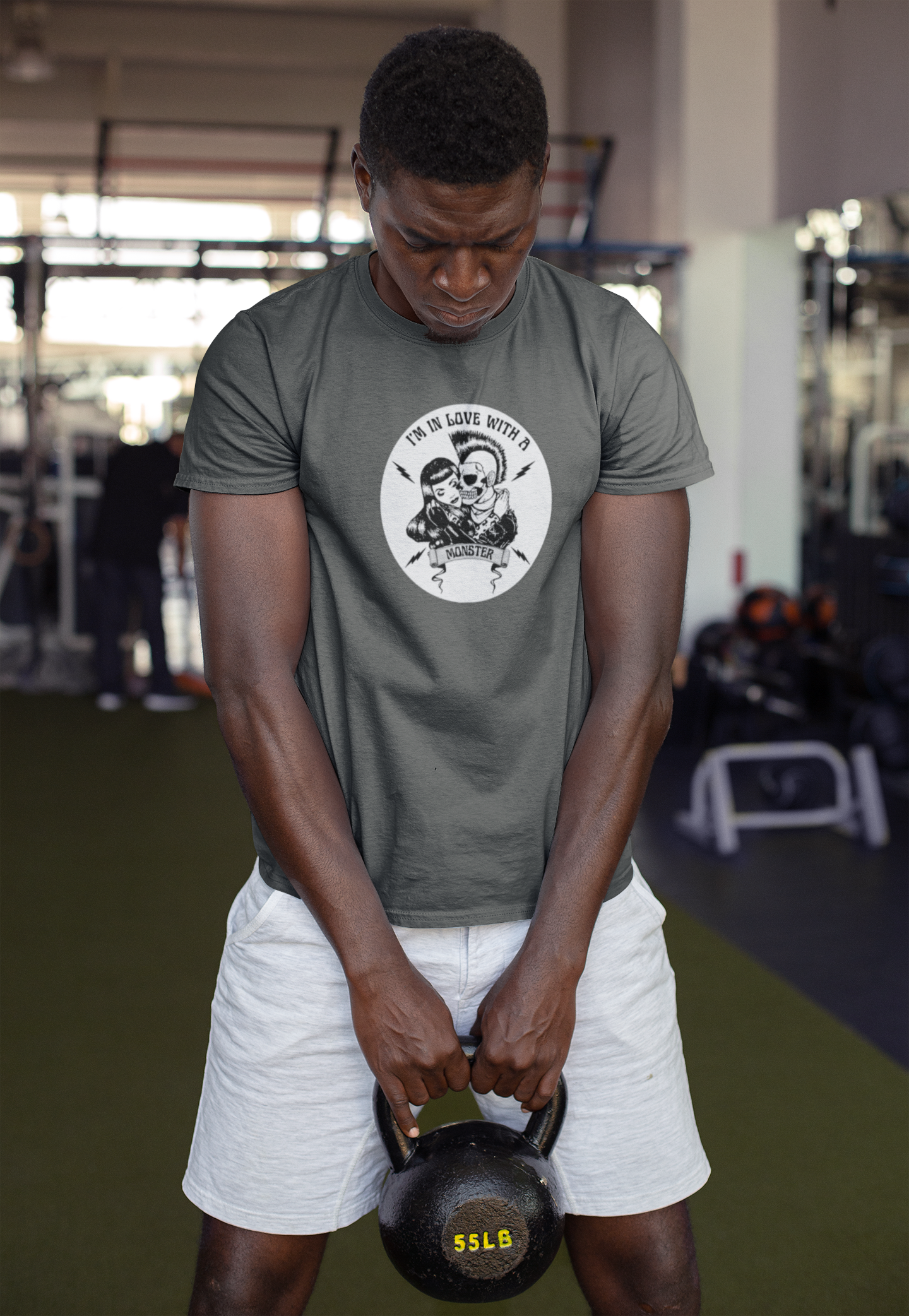 Rockabilly Monster Tee — "I'm in Love with a Monster" Vintage Horror Band T-Shirt product thumbnail image Rockabilly Monster Tee — "I'm in Love with a Monster" Vintage Horror Band T-Shirt product thumbnail image