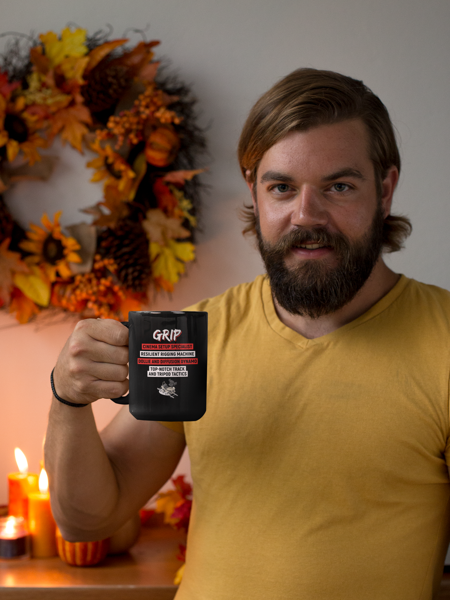 Grip Skill Set Black Mug, 15oz product thumbnail image Grip Skill Set Black Mug, 15oz product thumbnail image