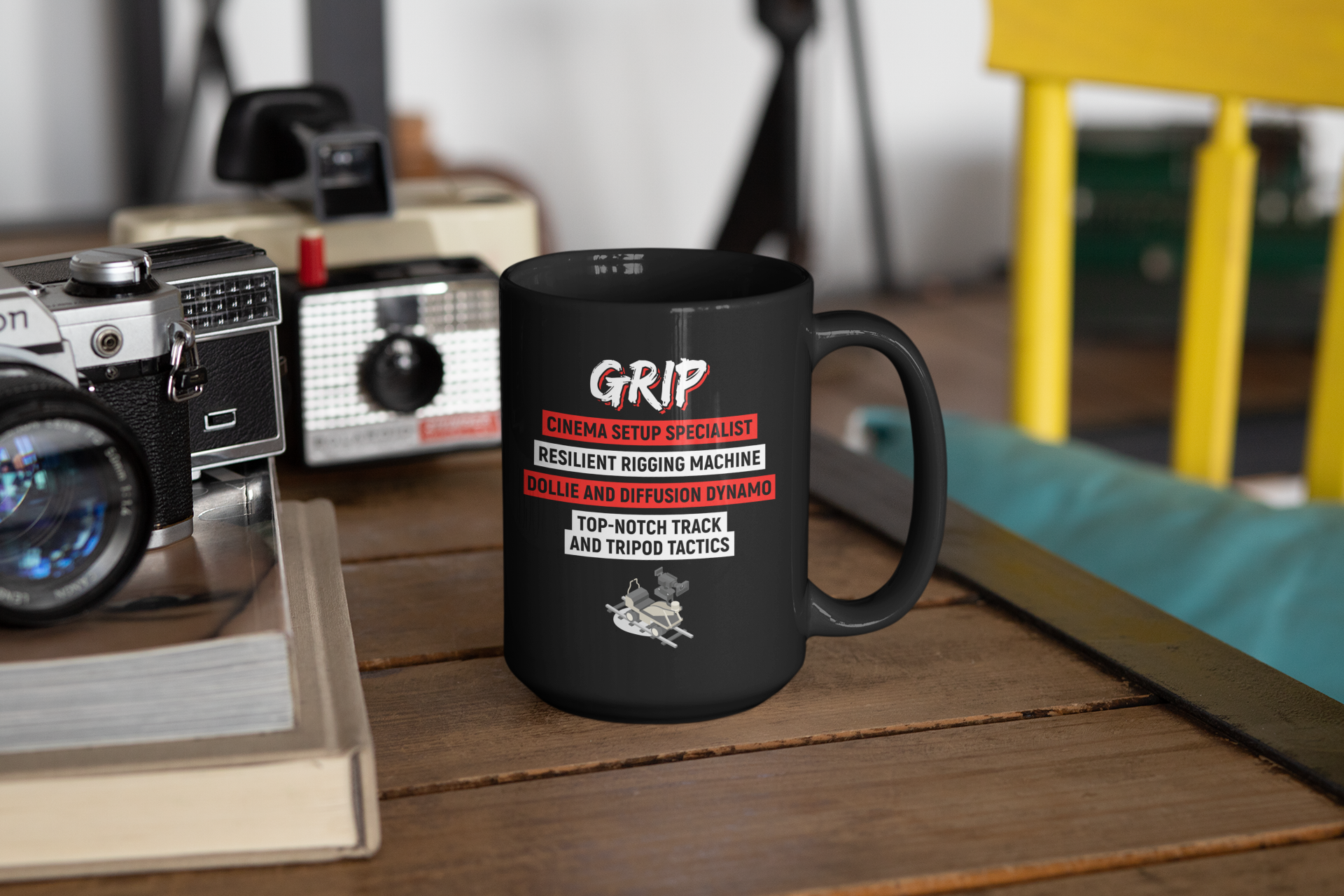 Grip Skill Set Black Mug, 15oz