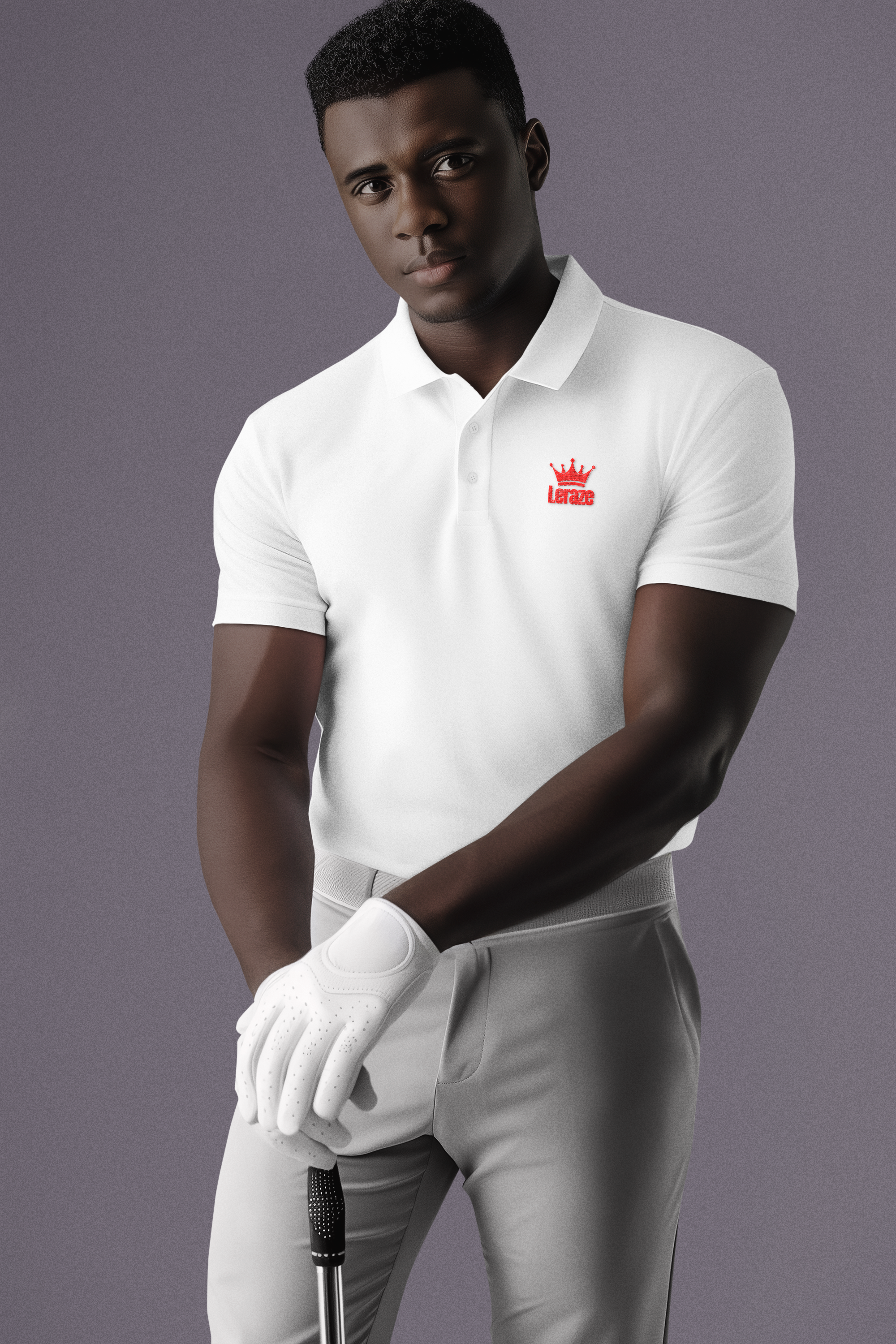 Embroidered Unisex Polo Shirt with Crown Design - Perfect for Casual Outings, Gifts, Festivals, Birthdays, and Everyday WearLeraze Exclusive Collection product thumbnail image