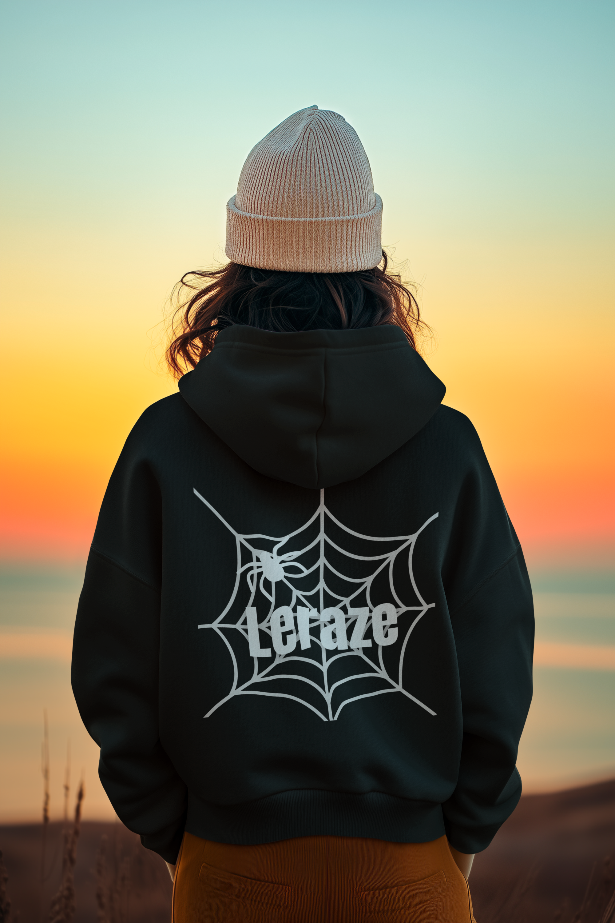 Spooky Spider Web Black Hoodie - Unisex Heavy Blend™, Halloween Apparel, Cozy Sweatshirt, Fall Fashion, Perfect Gift for Occasions Leraze Limited Edition product thumbnail image Spooky Spider Web Black Hoodie - Unisex Heavy Blend™, Halloween Apparel, Cozy Sweatshirt, Fall Fashion, Perfect Gift for Occasions Leraze Limited Edition product thumbnail image