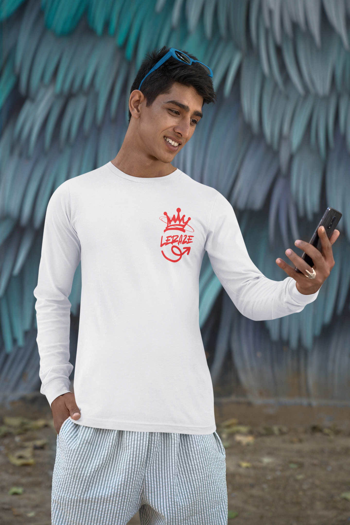 Unisex Long Sleeve T-Shirt Power Bull with Bold 'Bull Energy' Design, Casual Wear, Gift for Him/Her, Street Style, Fashion Tee product thumbnail image