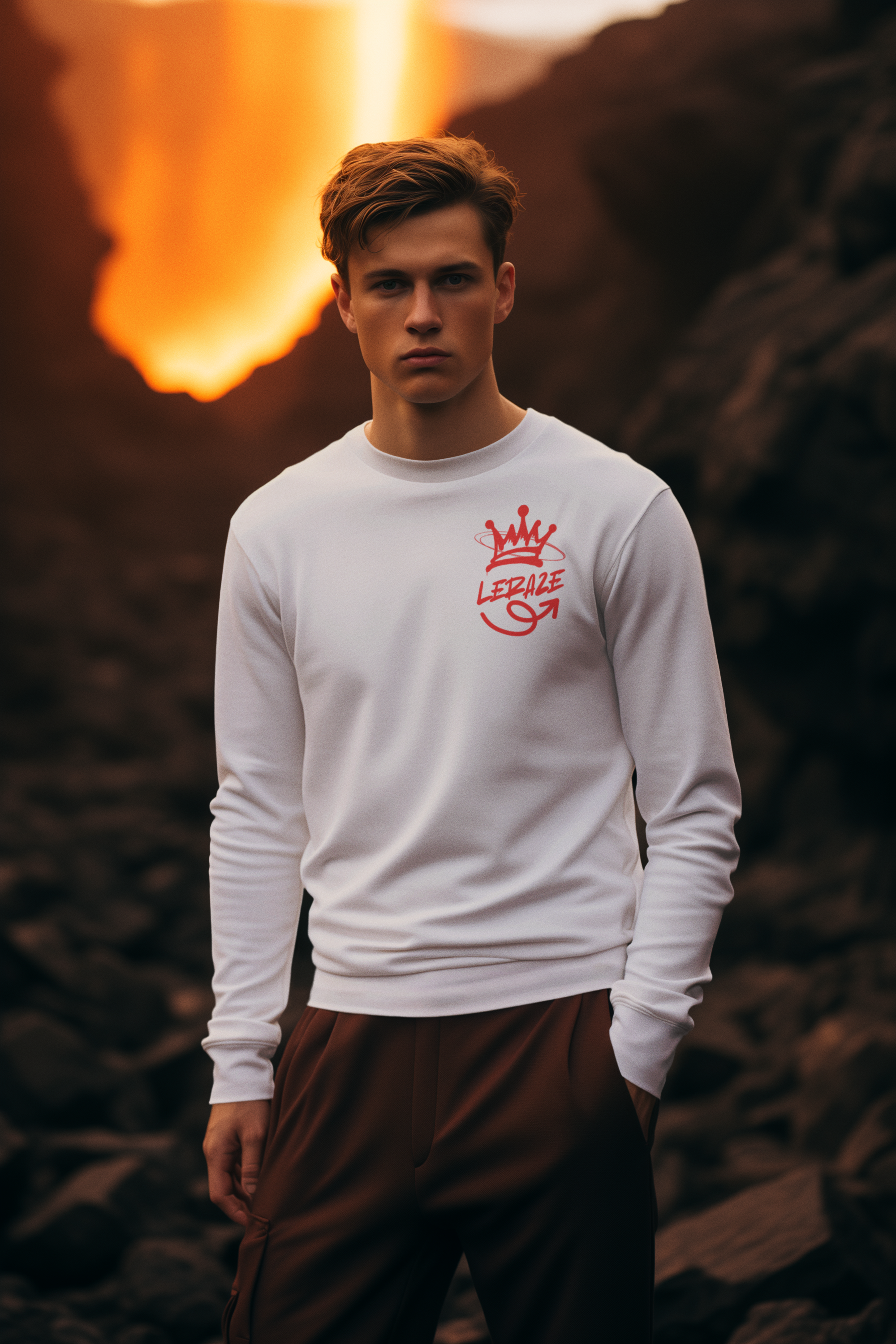 Unisex Long Sleeve T-Shirt Power Bull with Bold 'Bull Energy' Design, Casual Wear, Gift for Him/Her, Street Style, Fashion Tee product thumbnail image Unisex Long Sleeve T-Shirt Power Bull with Bold 'Bull Energy' Design, Casual Wear, Gift for Him/Her, Street Style, Fashion Tee product thumbnail image