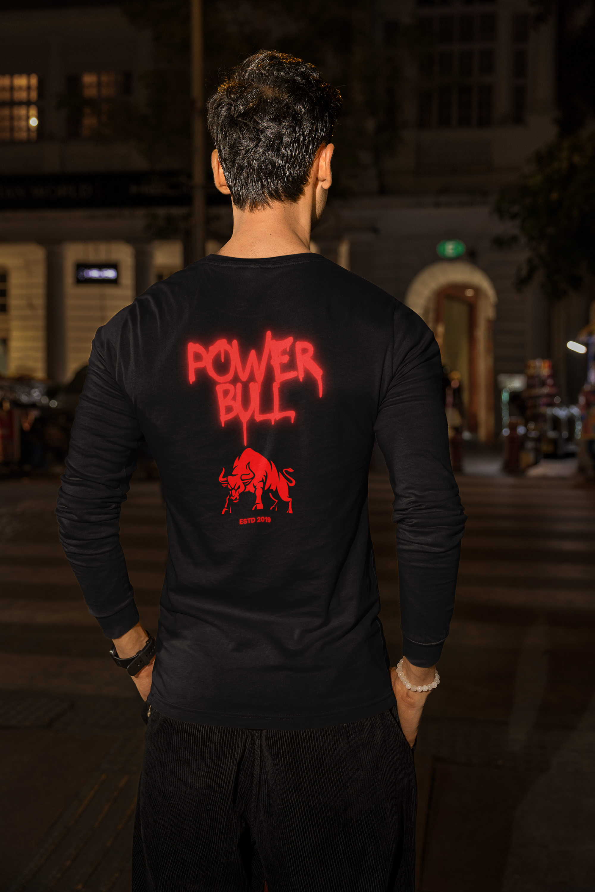 Unisex Long Sleeve T-Shirt Power Bull with Bold 'Bull Energy' Design, Casual Wear, Gift for Him/Her, Street Style, Fashion Tee product thumbnail image Unisex Long Sleeve T-Shirt Power Bull with Bold 'Bull Energy' Design, Casual Wear, Gift for Him/Her, Street Style, Fashion Tee product thumbnail image