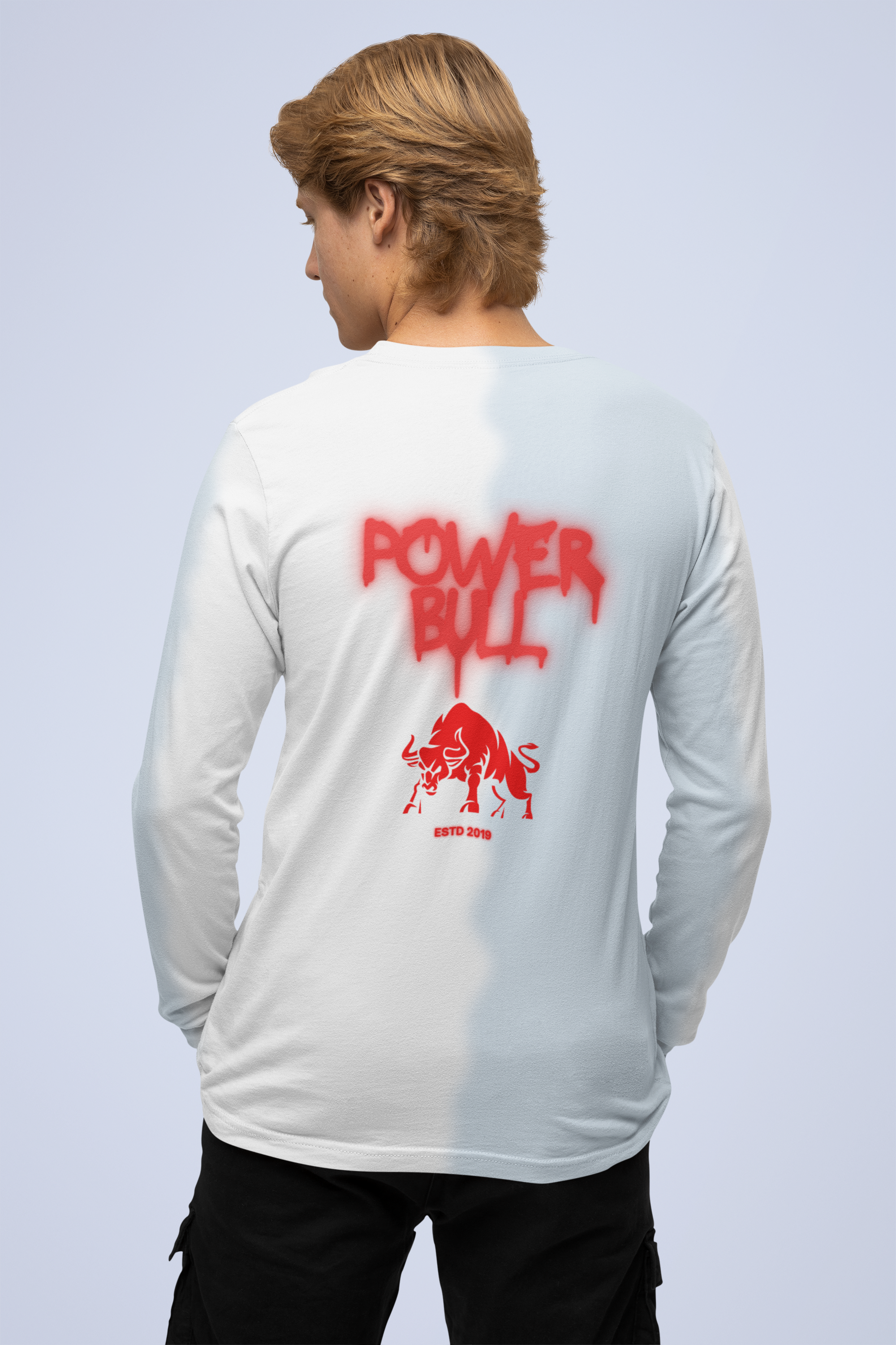 Unisex Long Sleeve T-Shirt Power Bull with Bold 'Bull Energy' Design, Casual Wear, Gift for Him/Her, Street Style, Fashion Tee product thumbnail image Unisex Long Sleeve T-Shirt Power Bull with Bold 'Bull Energy' Design, Casual Wear, Gift for Him/Her, Street Style, Fashion Tee product thumbnail image