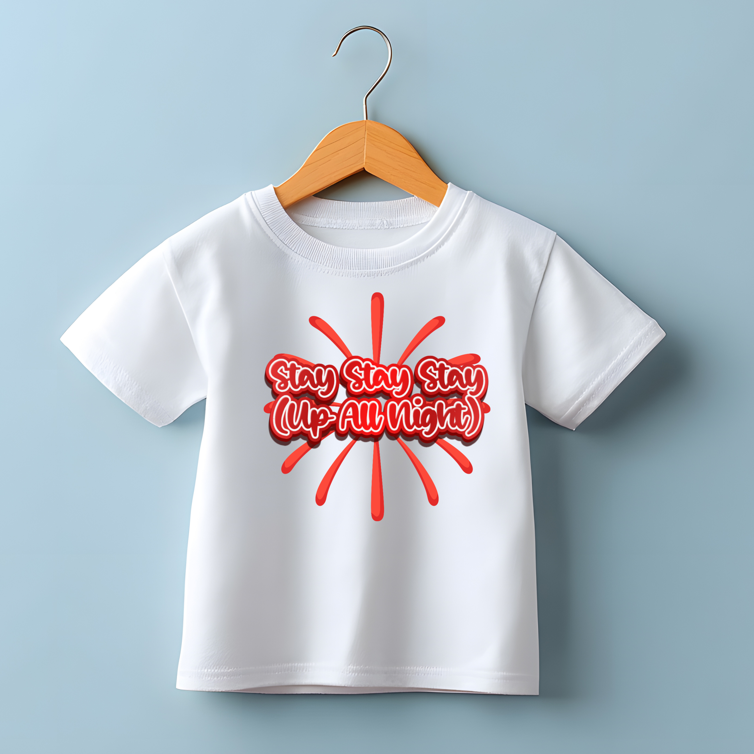 Stay, Stay, Stay Up All Night Infant Fine Jersey Tee