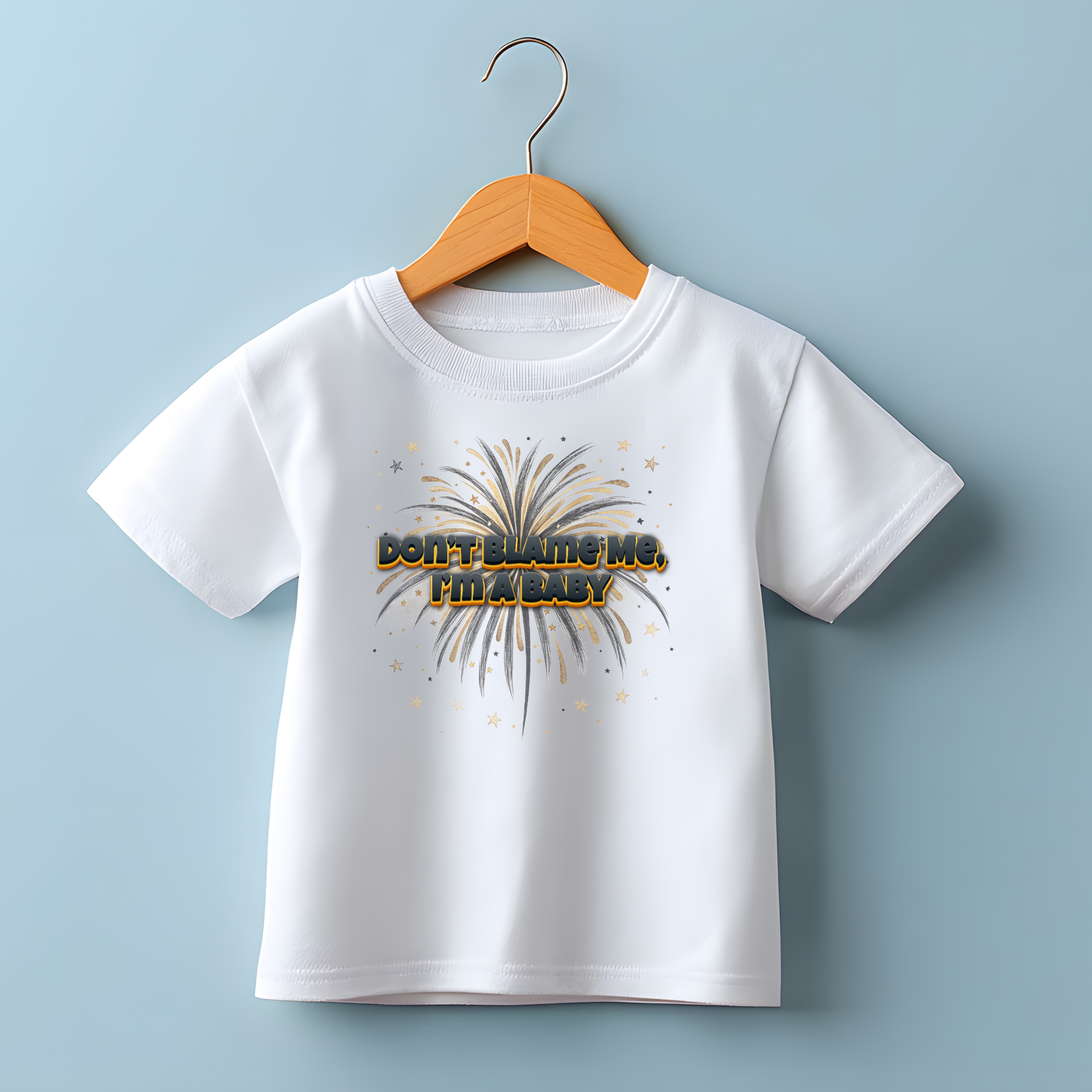 Don't Blame Me, I'm a Baby Infant Fine Jersey Tee Don't Blame Me, I'm a Baby Infant Fine Jersey Tee