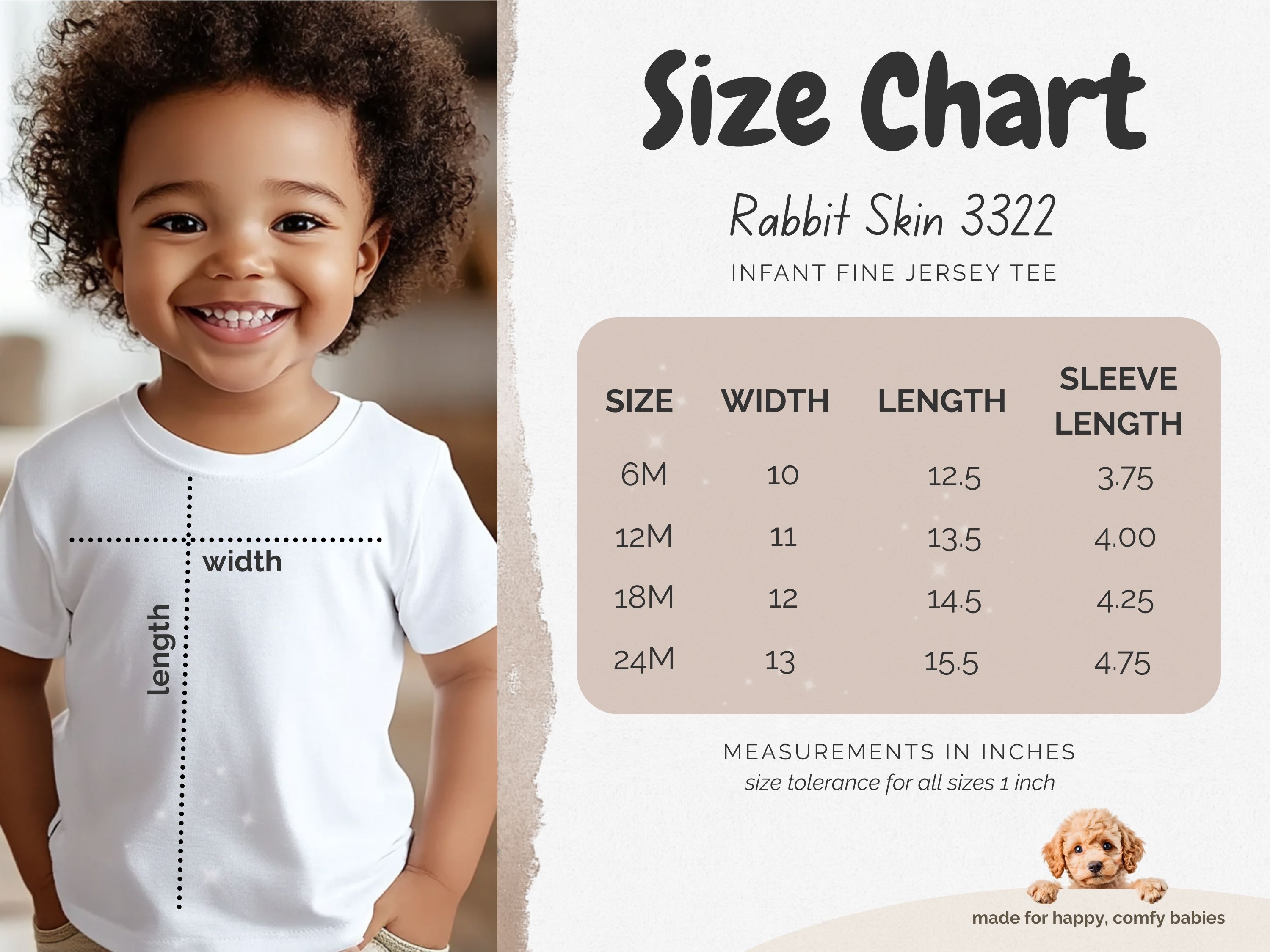 Christmas Infant Fine Jersey Tee, Goldendoodle Tangled in Christmas Lights, Rabbit Skins 3322 product thumbnail image