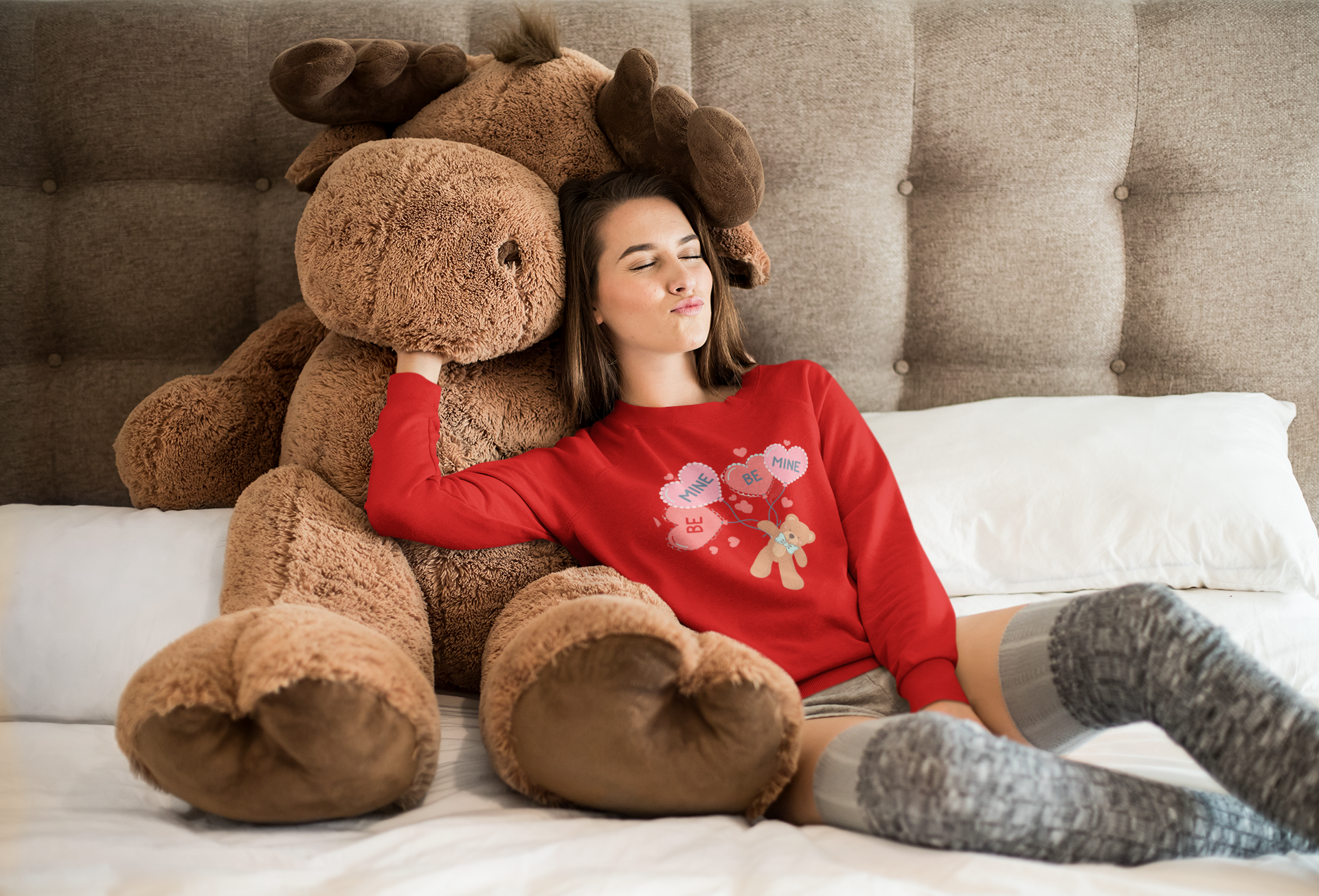 Cute Valentine's sweatshirt product thumbnail image