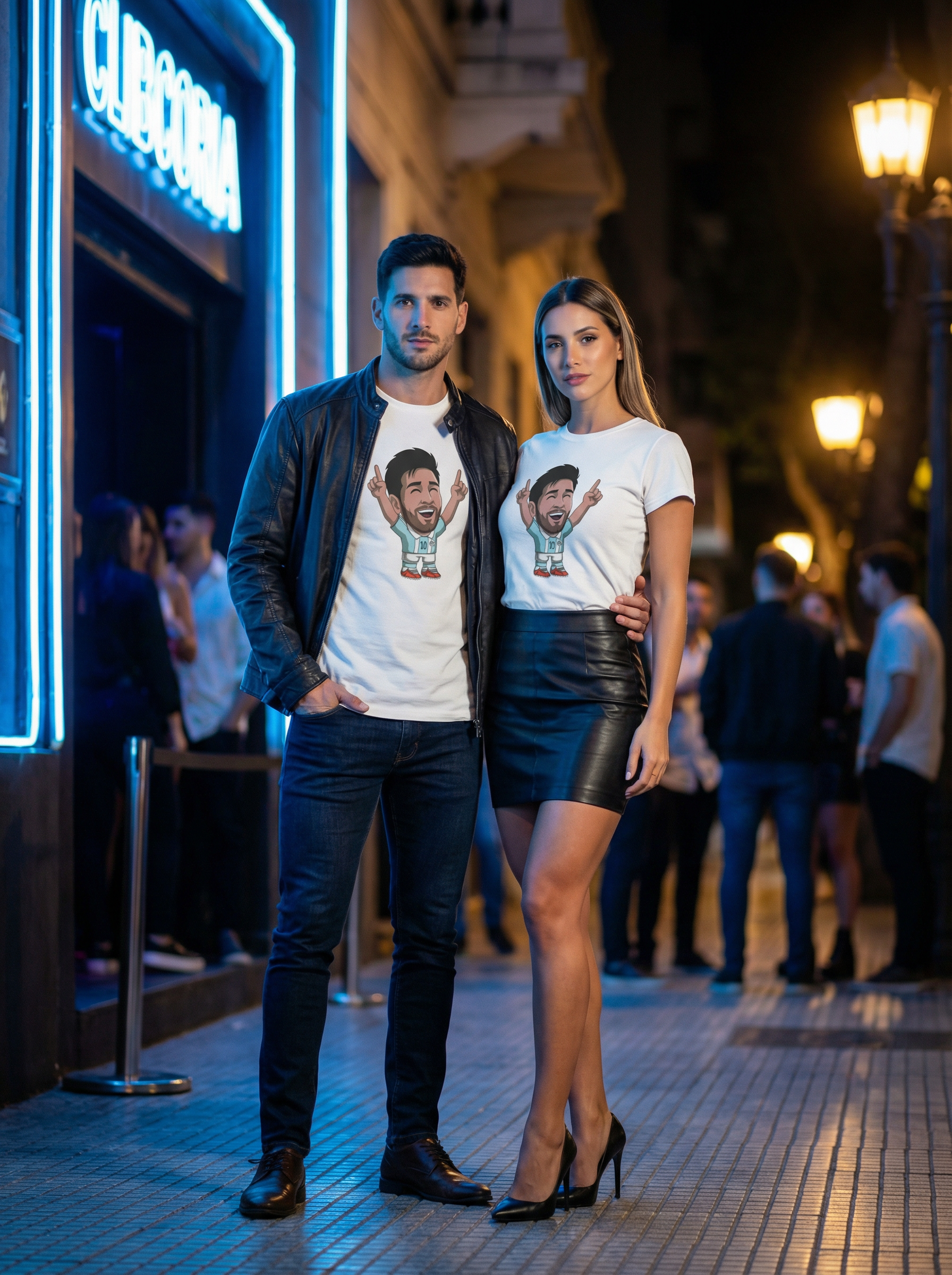 Soccer Fans Tee — "Cheering, Enjoying a Goal" Graphic Soccer Fans Tee — "Cheering, Enjoying a Goal" Graphic