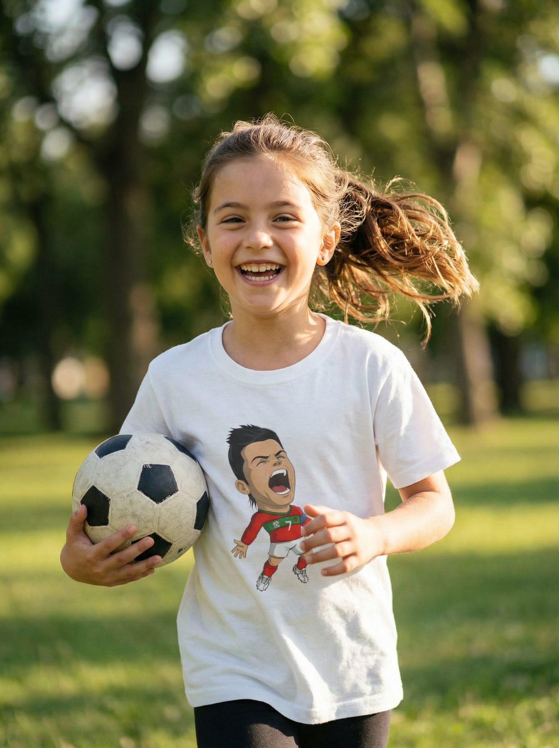 Kristio Arroganto Kids T-Shirt — Cartoon Football Streetwear Tee product thumbnail image Kristio Arroganto Kids T-Shirt — Cartoon Football Streetwear Tee product thumbnail image