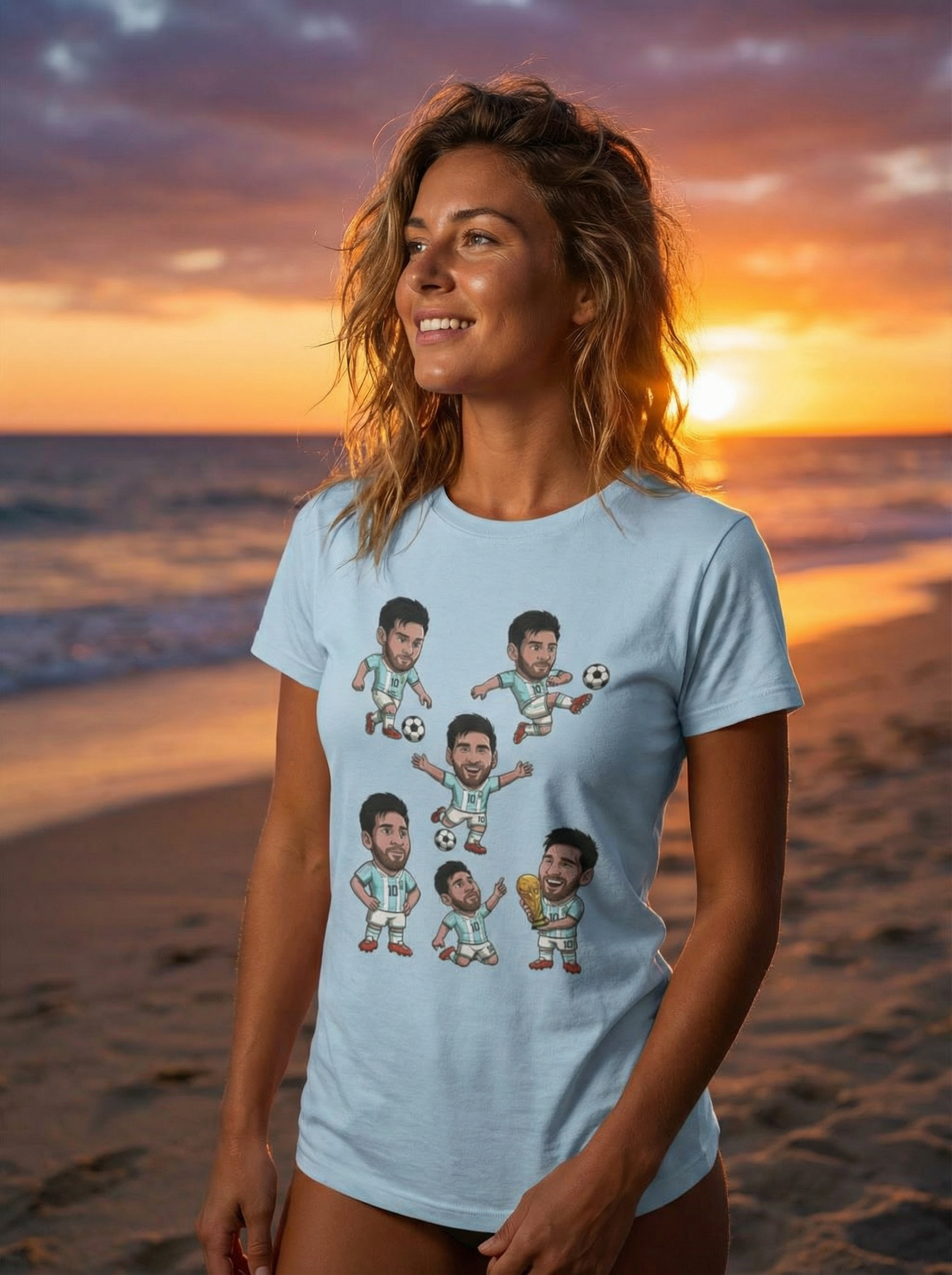 World Cup Celebration Tee — LIOS NERDSSI Fan Shirt – Solid Light Blue, S