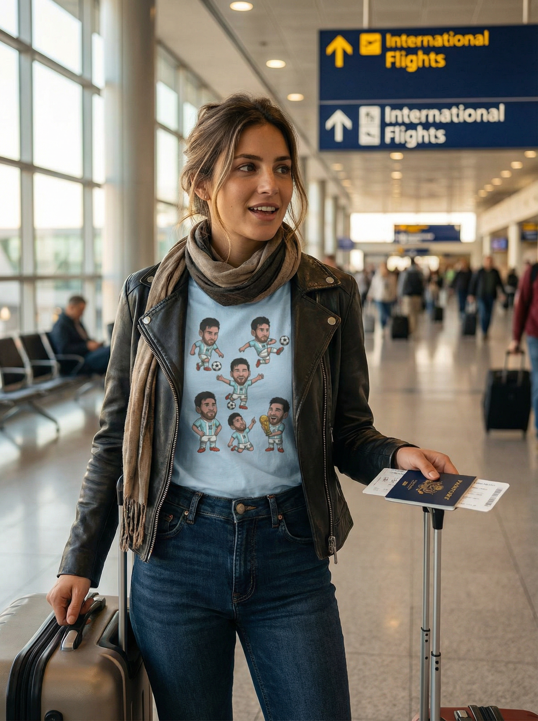 World Cup Celebration Tee — LIOS NERDSSI Fan Shirt – Solid Light Blue, S