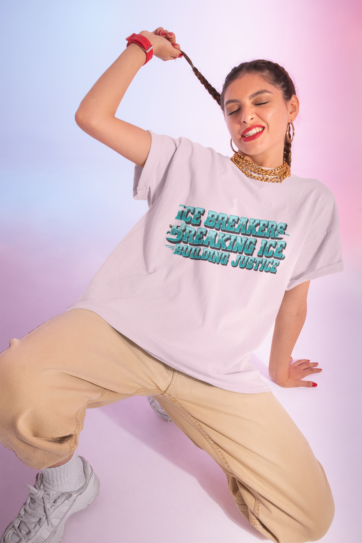 Ice Breakers Tee – Smashing ICE &amp; Serving Justice With Style product thumbnail image