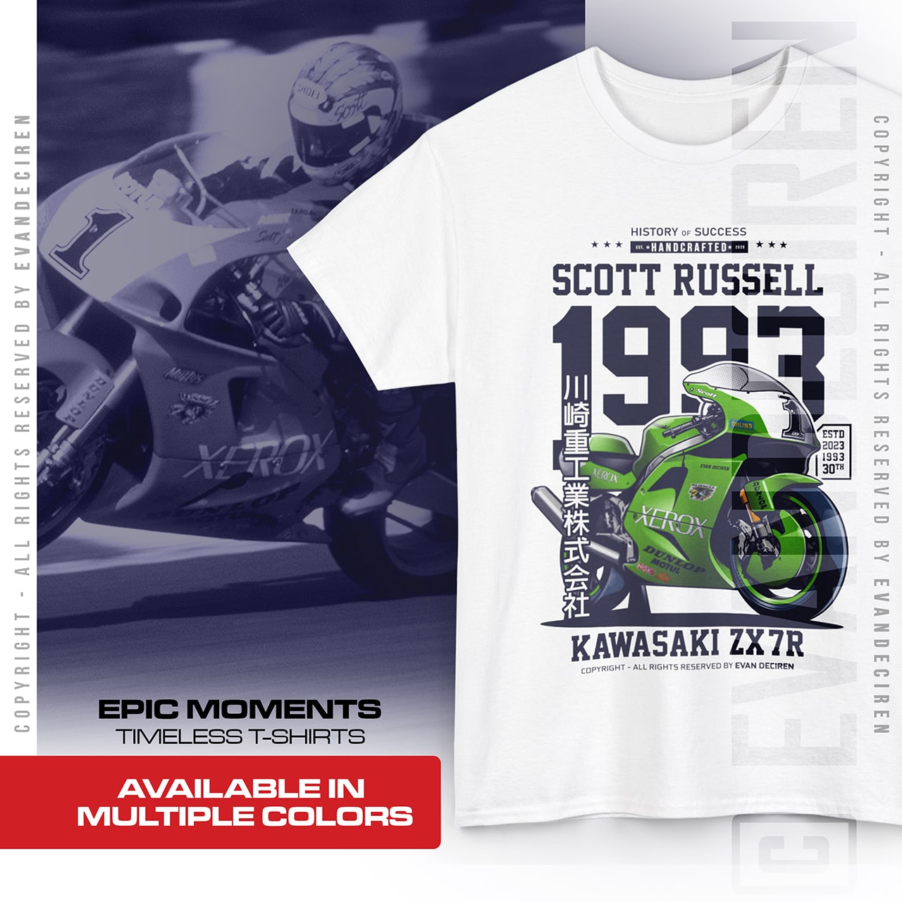 Kawasaki ZX-7R Muzzy 1993 | Scott Russell Superbike Legend product thumbnail image