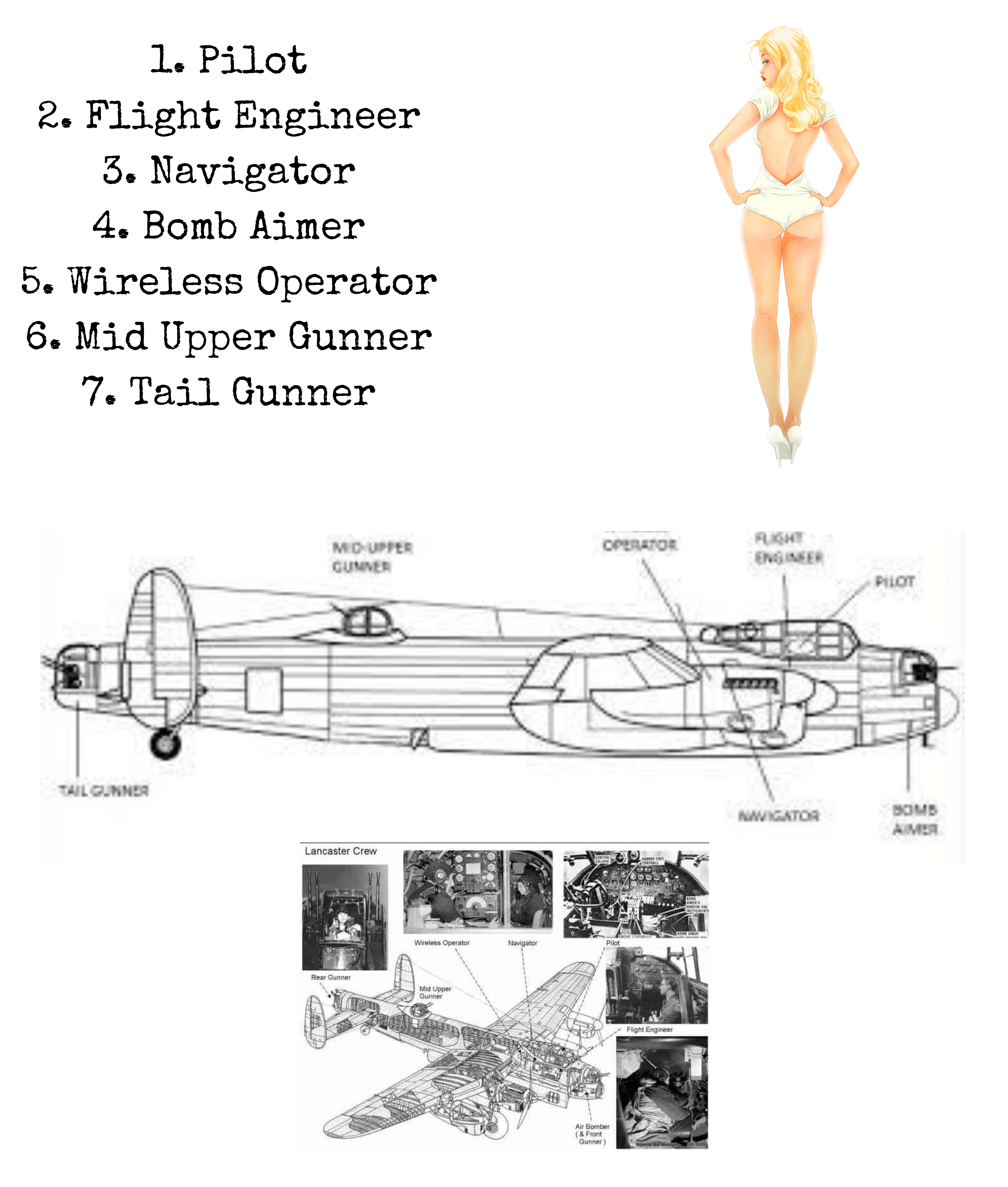 Lancaster Bomber Crew T Shirt personize your WW2 RAF Air Crew Tee Stag Bachelor Hen Bachelorette festivals Team Events Unisex Heavy Cotton product thumbnail image Lancaster Bomber Crew T Shirt personize your WW2 RAF Air Crew Tee Stag Bachelor Hen Bachelorette festivals Team Events Unisex Heavy Cotton product thumbnail image