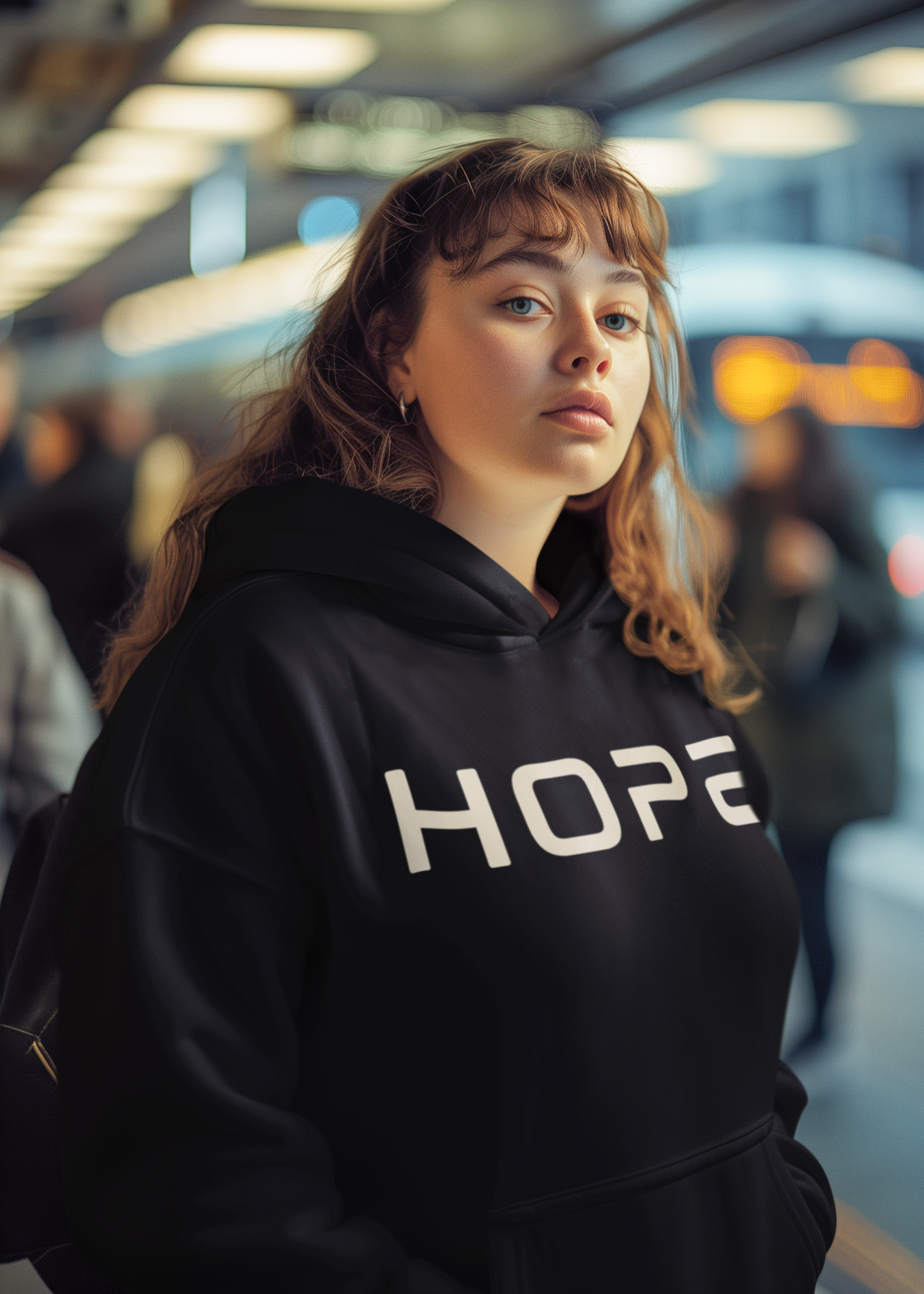 Hope College Hoodie — Large Print, Inspirational