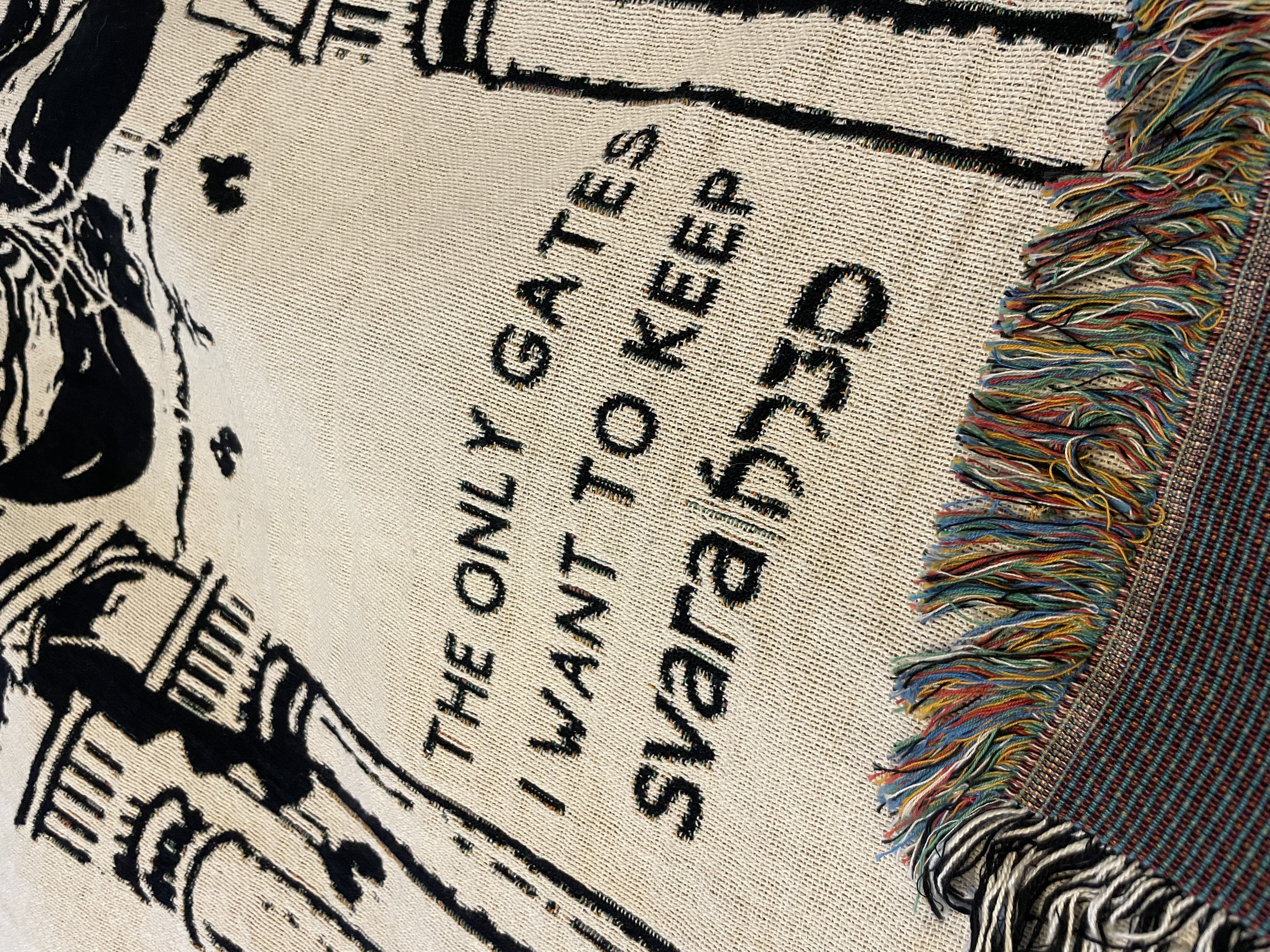 Woven Blanket | No More Gate Keeping product thumbnail image Woven Blanket | No More Gate Keeping product thumbnail image