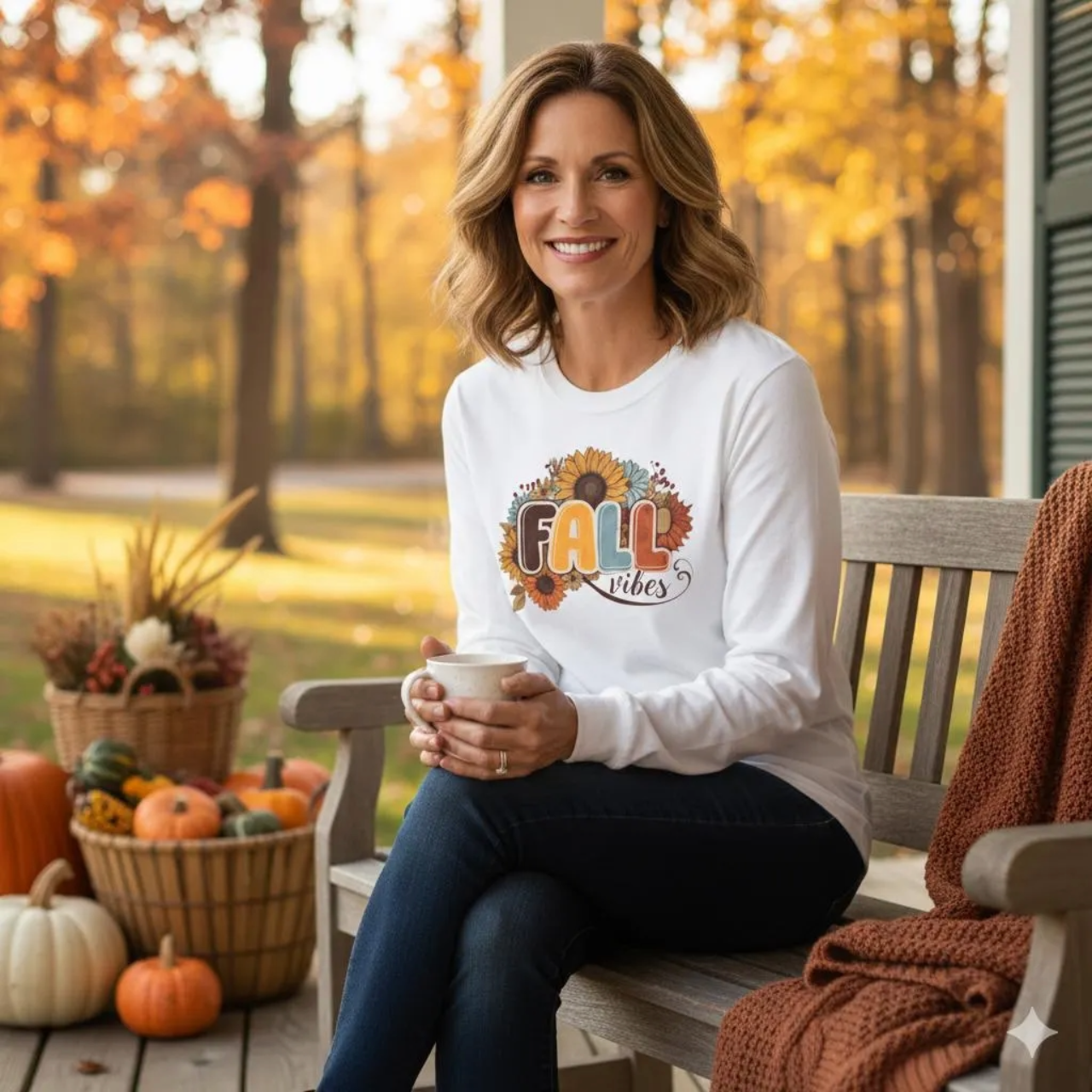 Fall Vibes Long Sleeve Tee product thumbnail image