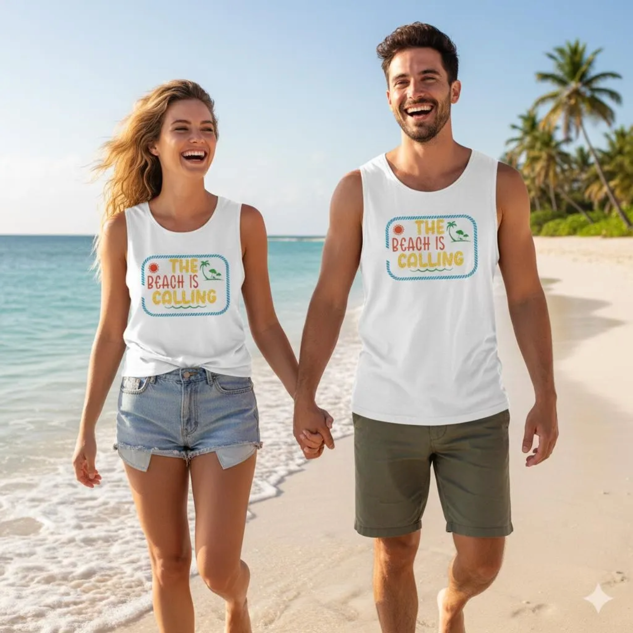 The Beach is Calling Tank Top