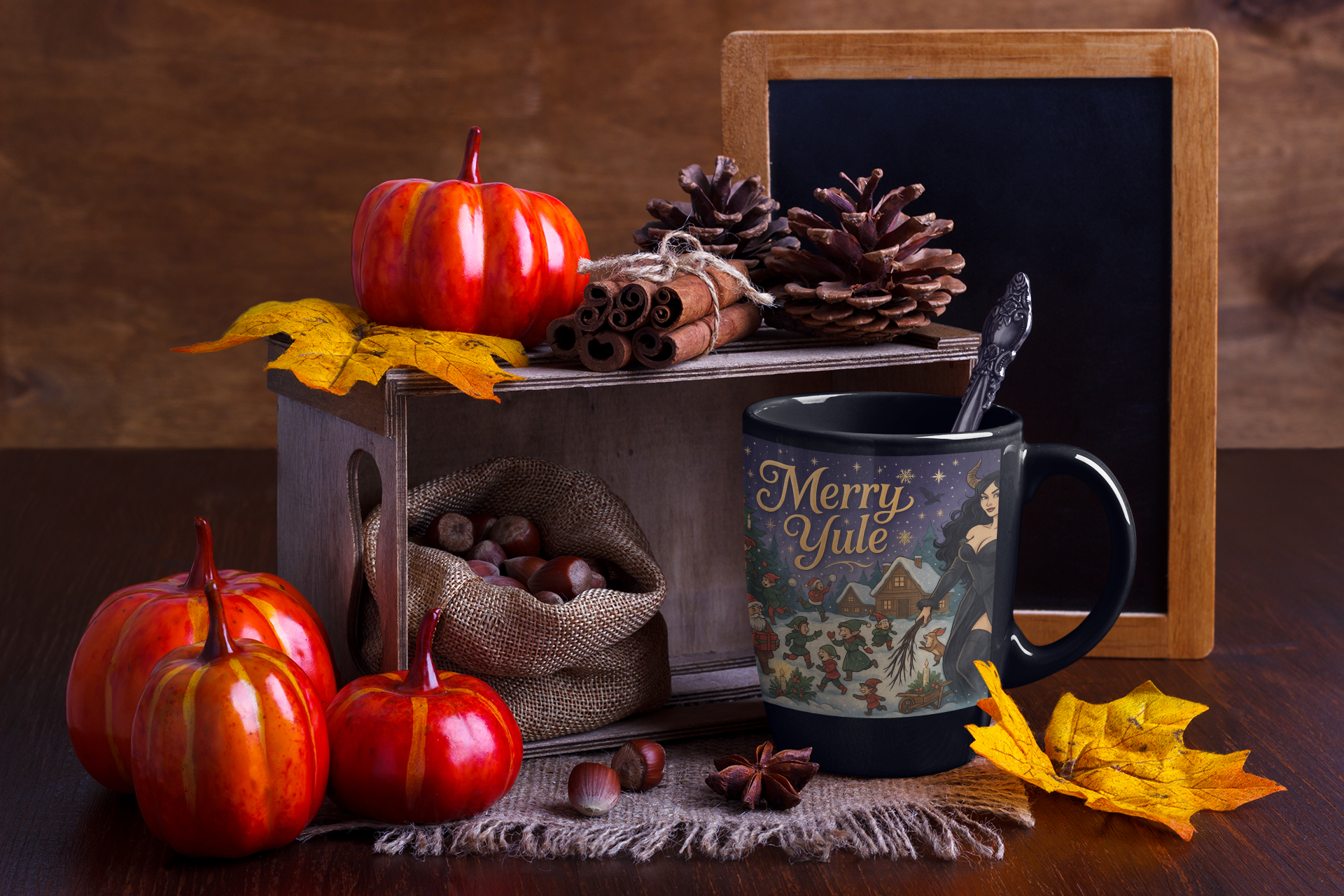 Solstice Saga Black Mug #1 — SOLSTICE SAGA 11oz &amp; 15oz