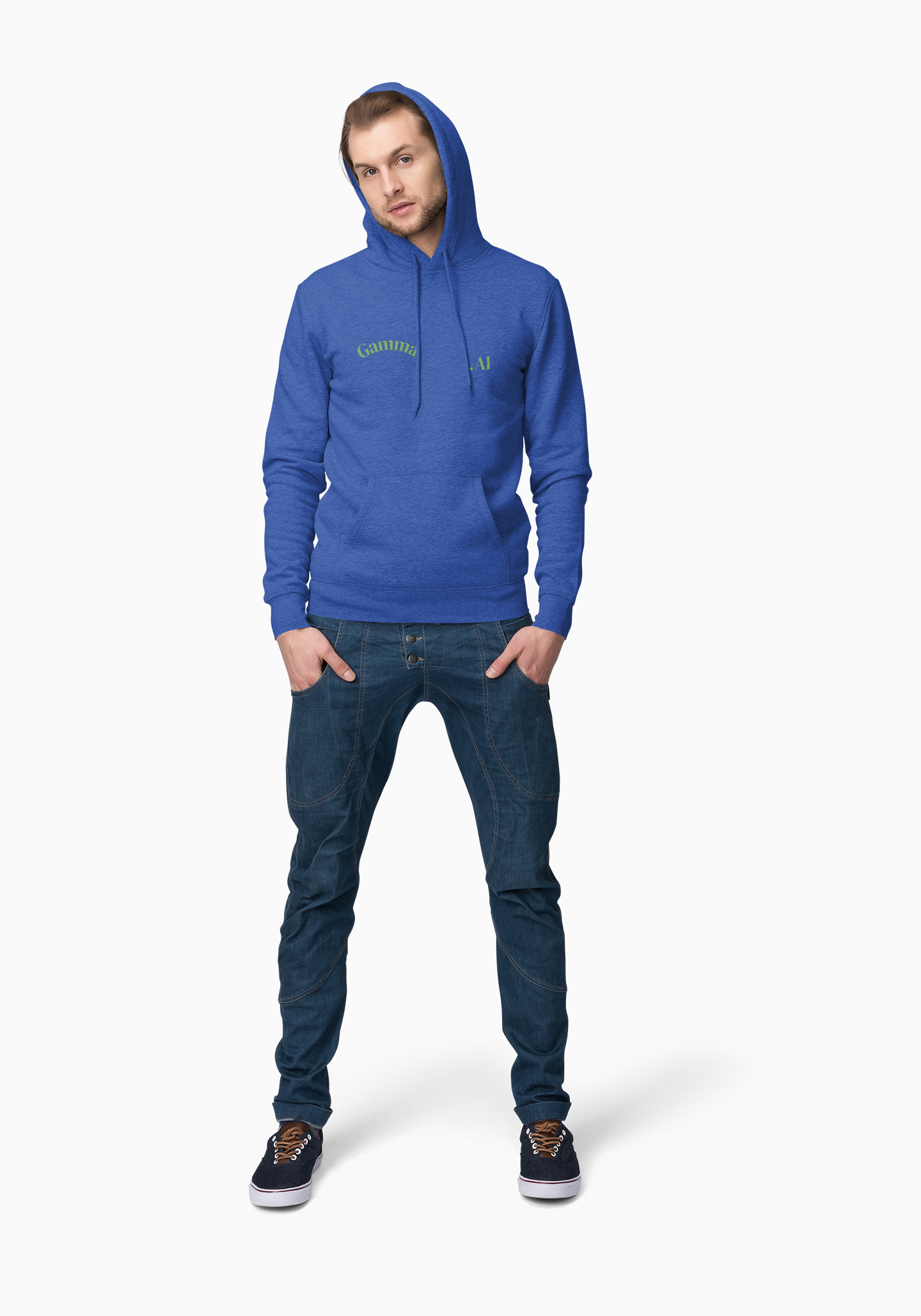 I’m With My Chatbot  — Men's Graphic Tech Zip Hoodie  Apparel product thumbnail image