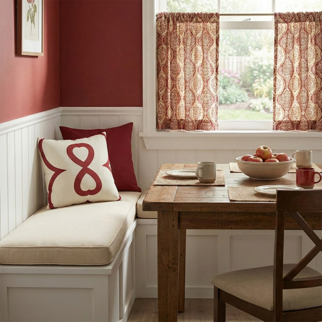 Red Apple EL Line Inverted — Faux Suede Square Pillowcase product thumbnail image Red Apple EL Line Inverted — Faux Suede Square Pillowcase product thumbnail image