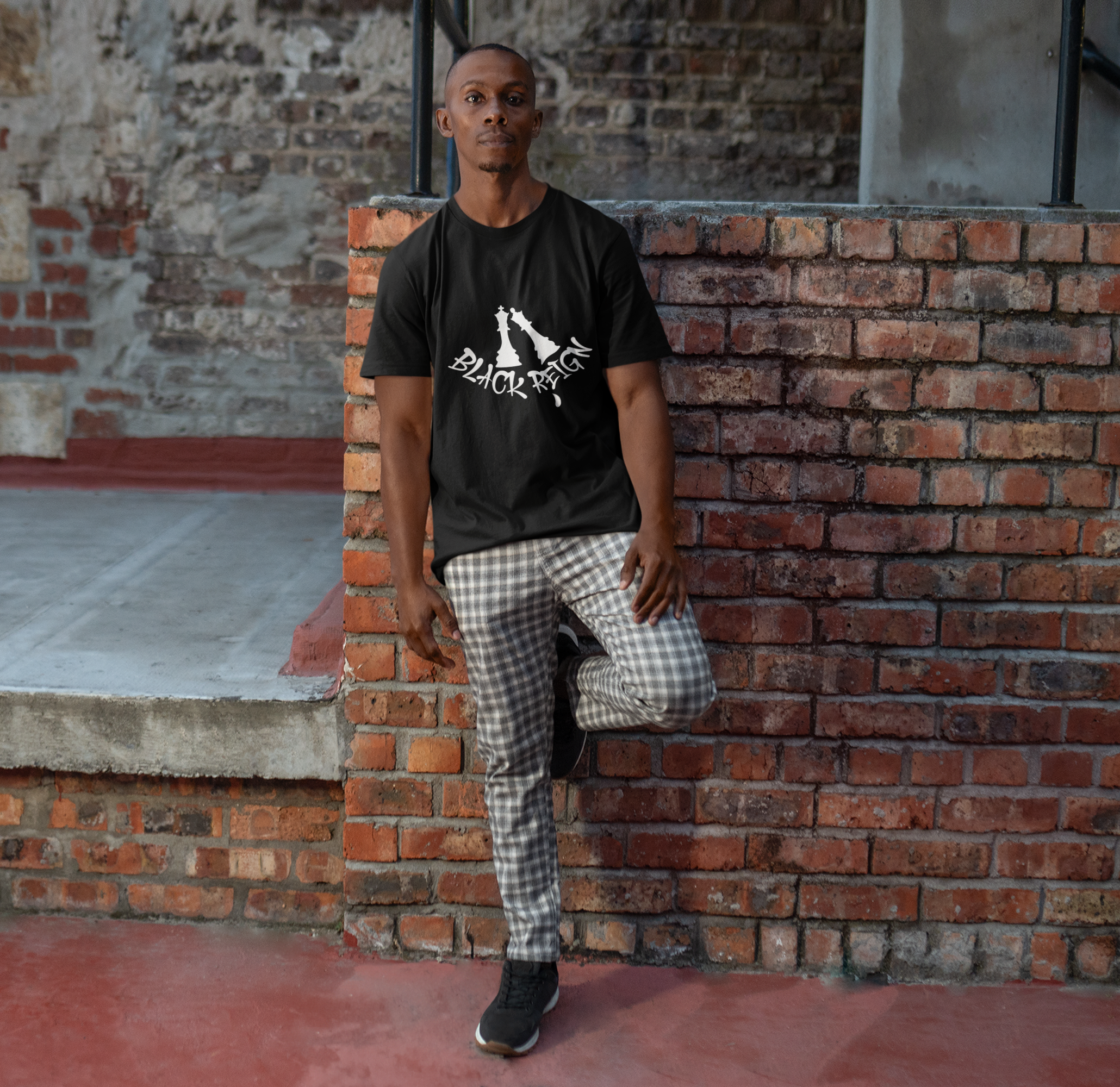 Black Reign Brand T-Shirt — "Educate, Empower, Inspire" Graphic Tee product thumbnail image