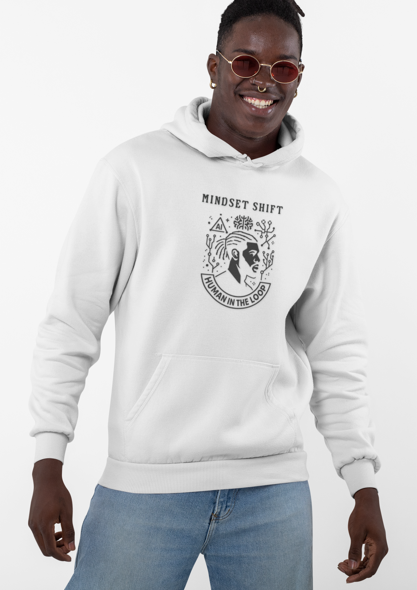 Mindset Shift Hoodie Evolved AI — 'Change Your Mind, Change Your Life' Personalized Hooded Sweatshirt product thumbnail image Mindset Shift Hoodie Evolved AI — 'Change Your Mind, Change Your Life' Personalized Hooded Sweatshirt product thumbnail image