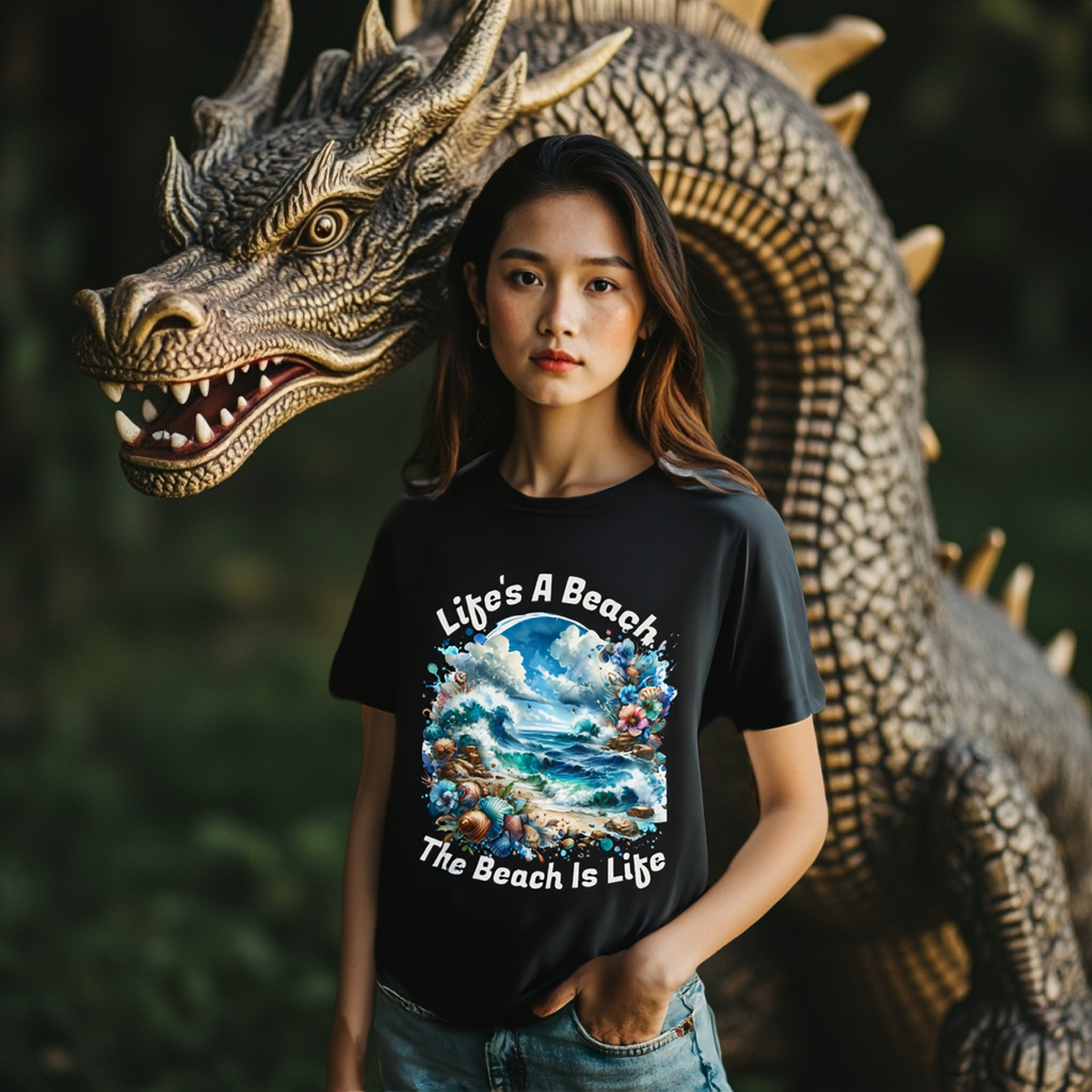 Life's A Beach Short Sleeve tee by Roger Sampson product thumbnail image