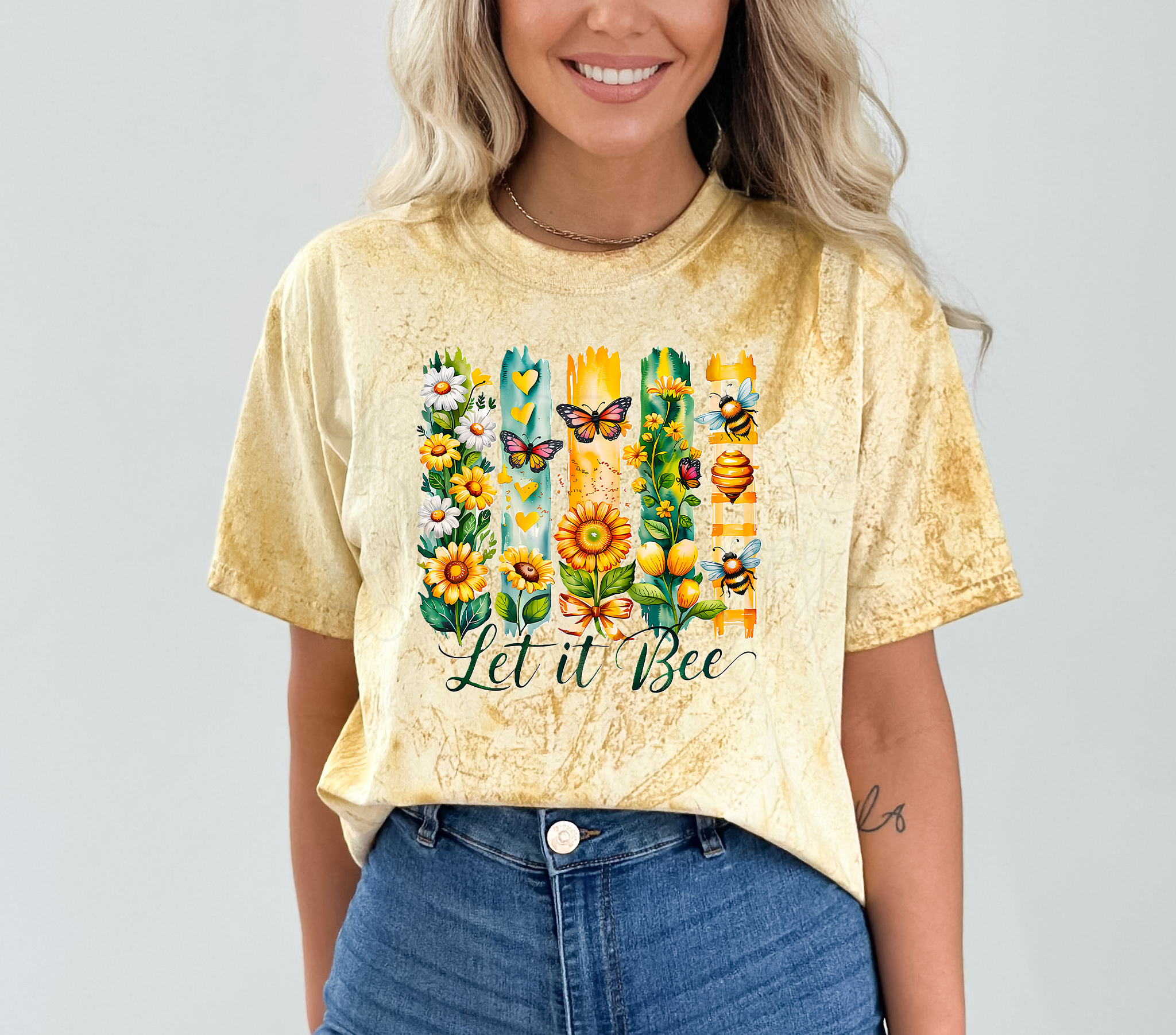 Color Blast T-Shirt, Cute Let it Bee Shirt, Bee Lovers Gift, Pollinators Tee, Summer Fun Shirt, Unisex Graphic Tee, comfort colors shirt product thumbnail image Color Blast T-Shirt, Cute Let it Bee Shirt, Bee Lovers Gift, Pollinators Tee, Summer Fun Shirt, Unisex Graphic Tee, comfort colors shirt product thumbnail image