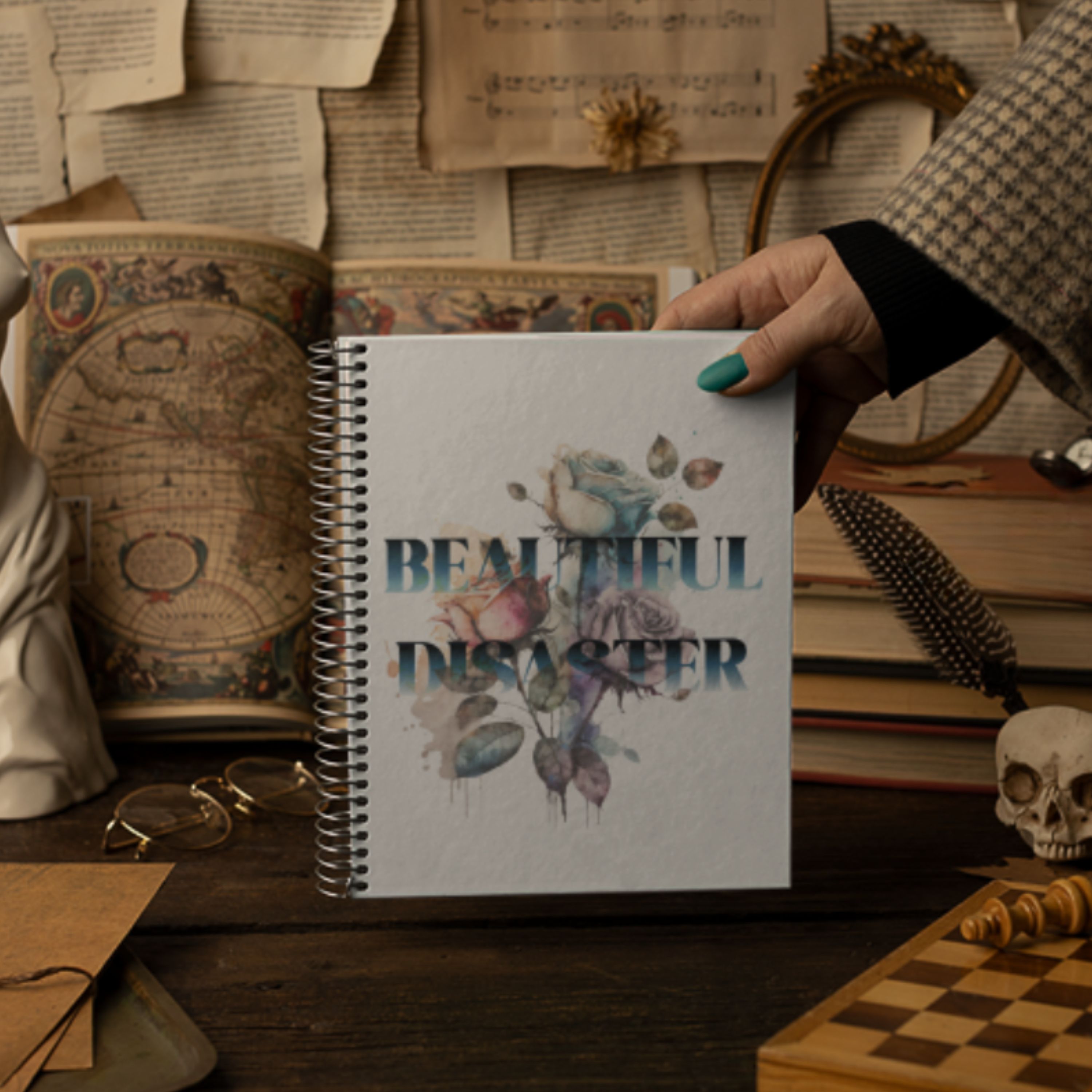 Beautiful Disaster Spiral Notebook — Ruled Writing Journal Beautiful Disaster Spiral Notebook — Ruled Writing Journal