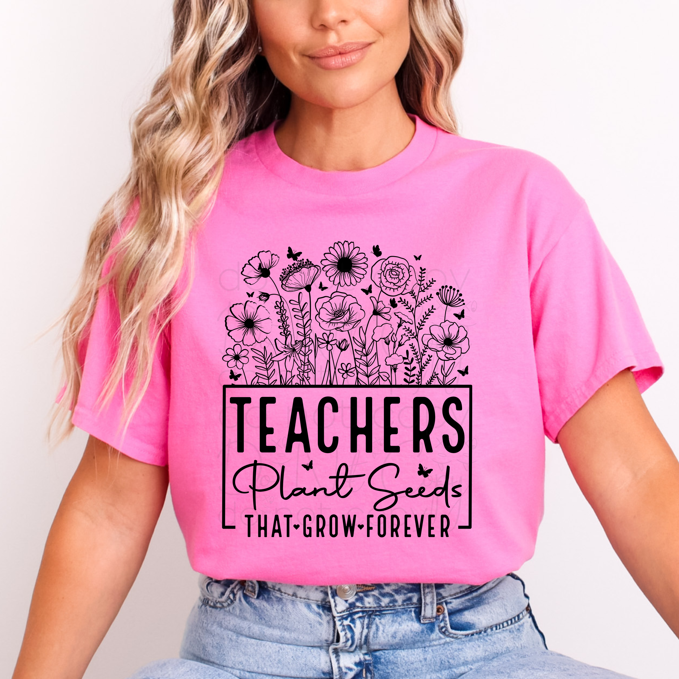 Teacher Appreciation T-Shirt, Gift for Educators, Inspirational Shirt, Plant Seeds Design, Summer Casual Wear, Back to School product thumbnail image