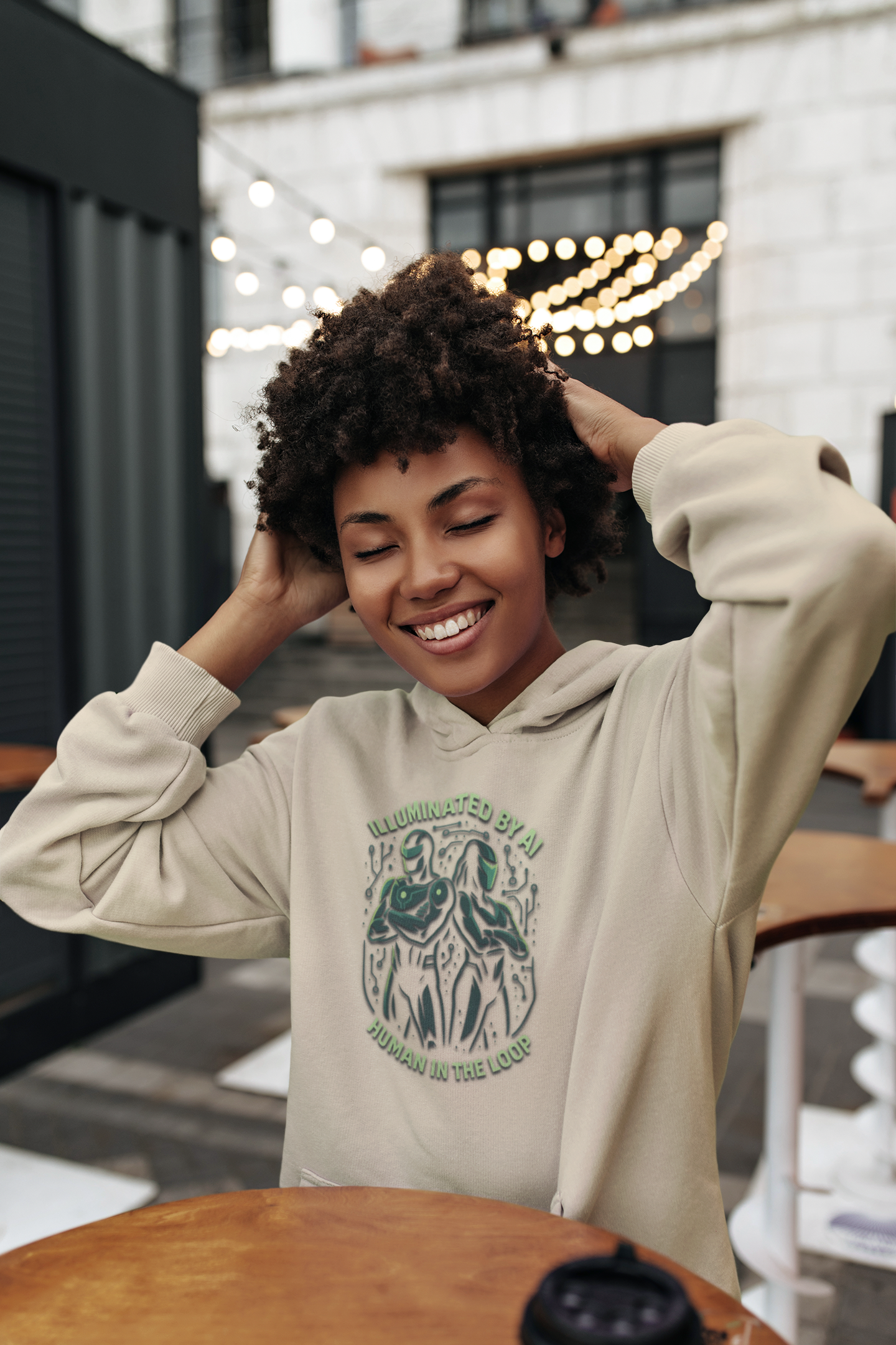 Dual Minds, One Mission:  — Unity Guardians of The Loop Customizable Hoodie  product thumbnail image