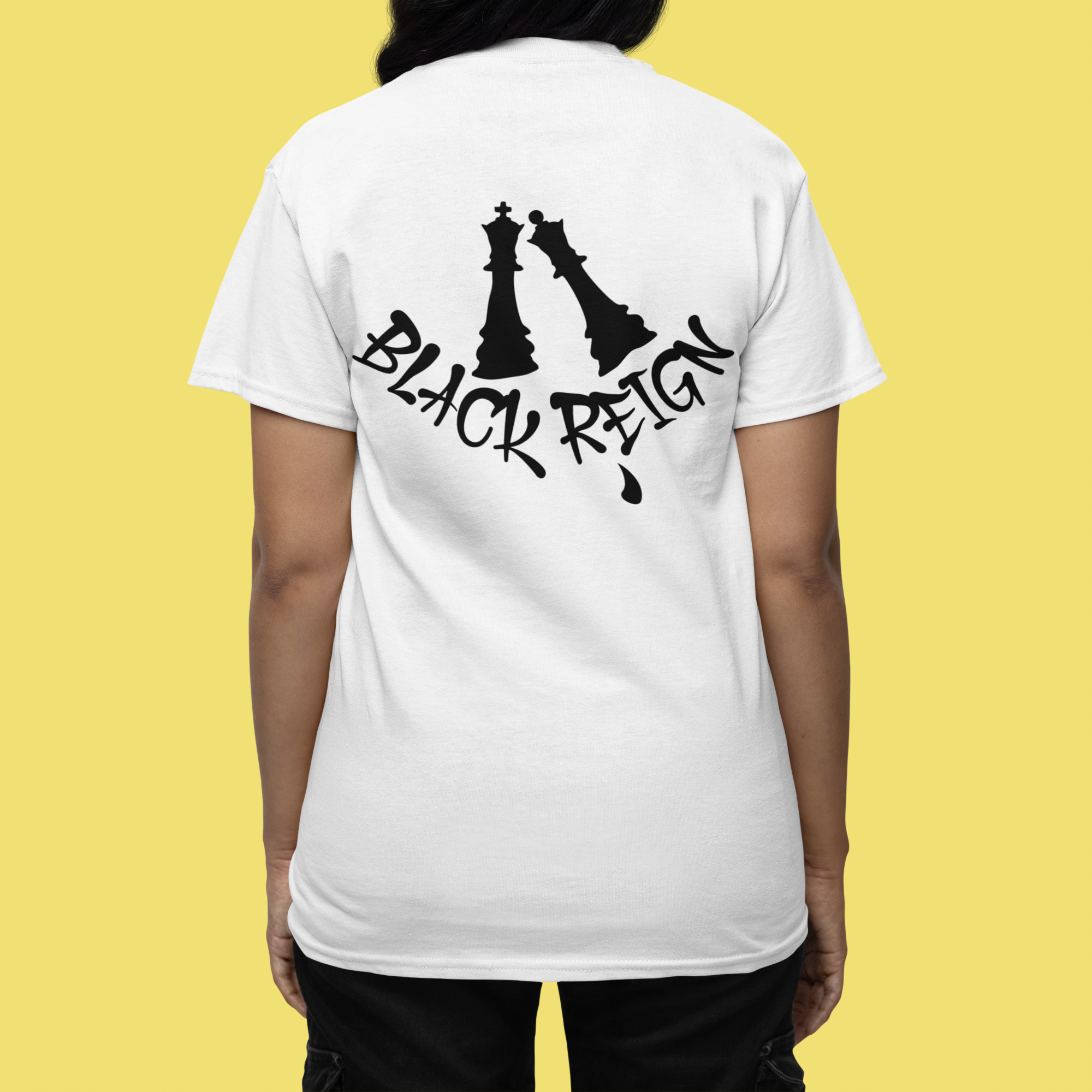 Black Reign Apparel Logo T-Shirt — Large Back Graphic product thumbnail image