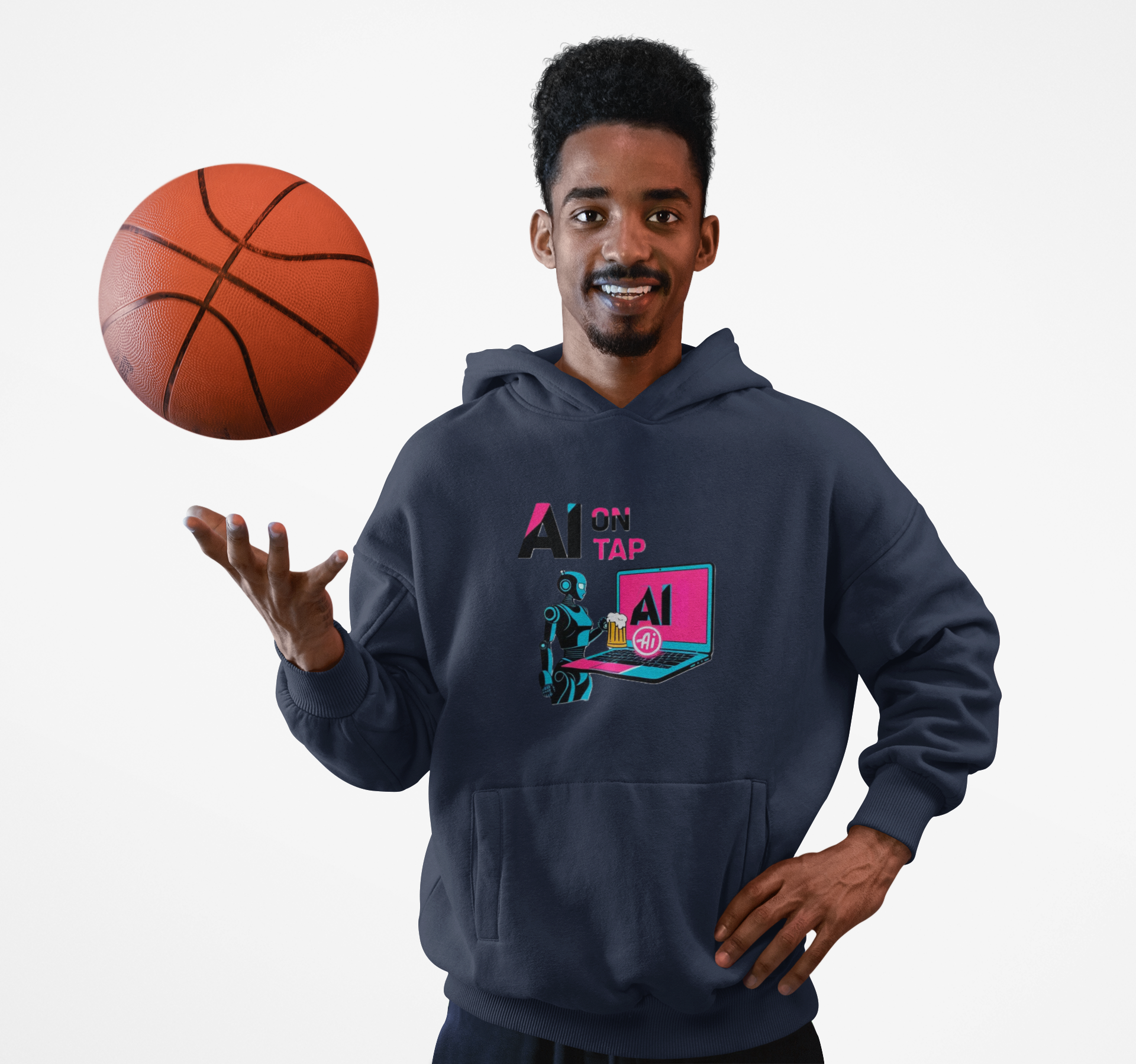 AI On Tap Neon| Human In The Loop — Premium Streetwear Tech Hoodie product thumbnail image AI On Tap Neon| Human In The Loop — Premium Streetwear Tech Hoodie product thumbnail image