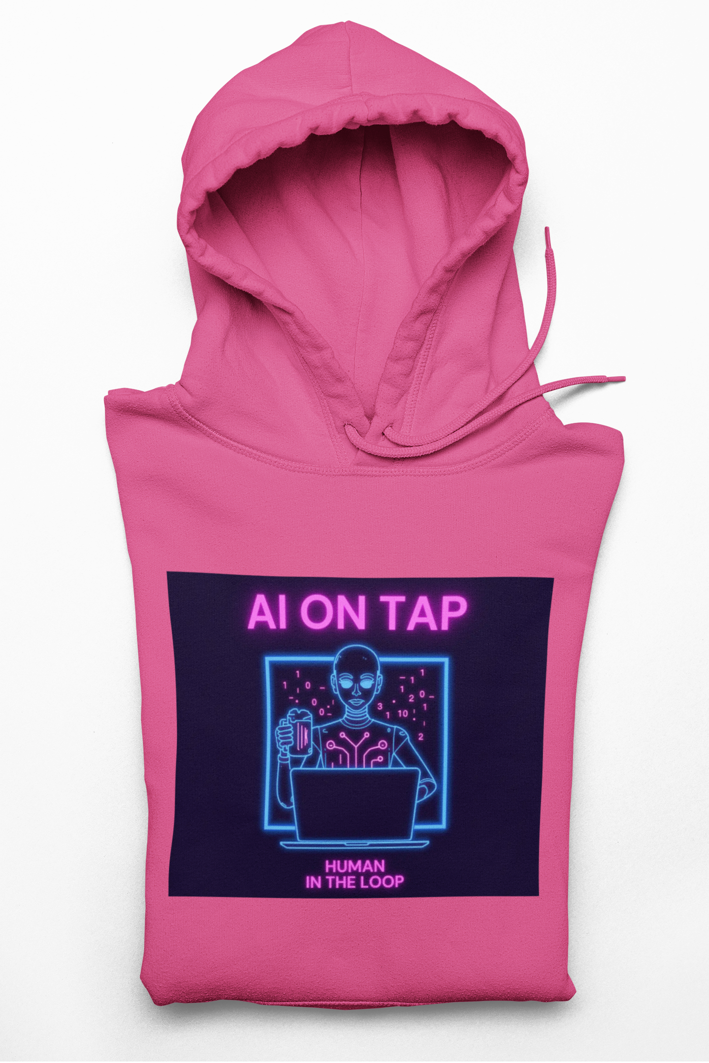 AI On Tap Neon | Human In The Loop — Premium Streetwear Tech T - Shirt product thumbnail image AI On Tap Neon | Human In The Loop — Premium Streetwear Tech T - Shirt product thumbnail image