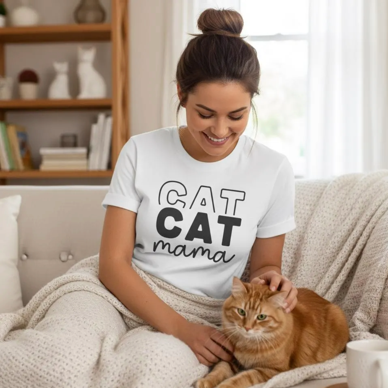 Cat Mama Cotton Tee
