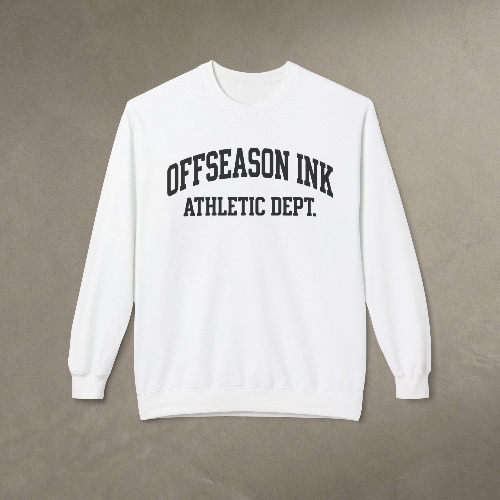 OffSeason Ink Athletic Dept. Crewneck product thumbnail image OffSeason Ink Athletic Dept. Crewneck product thumbnail image