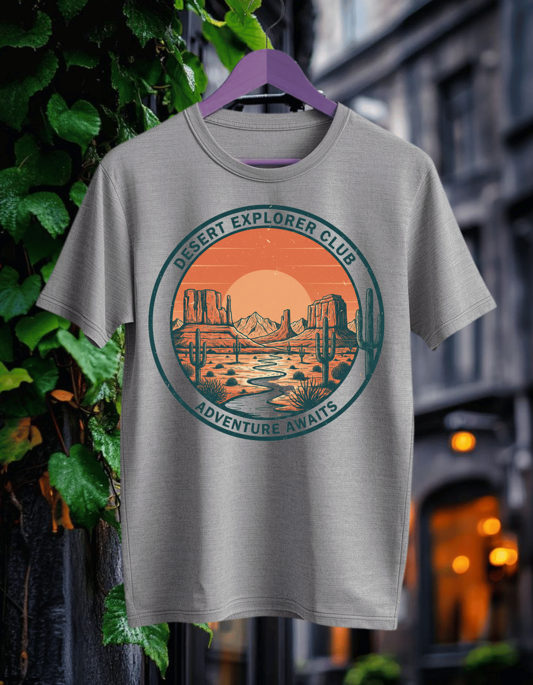Desert Explorer Club T-Shirt — Adventure Awaits Graphic Tee product thumbnail image Desert Explorer Club T-Shirt — Adventure Awaits Graphic Tee product thumbnail image