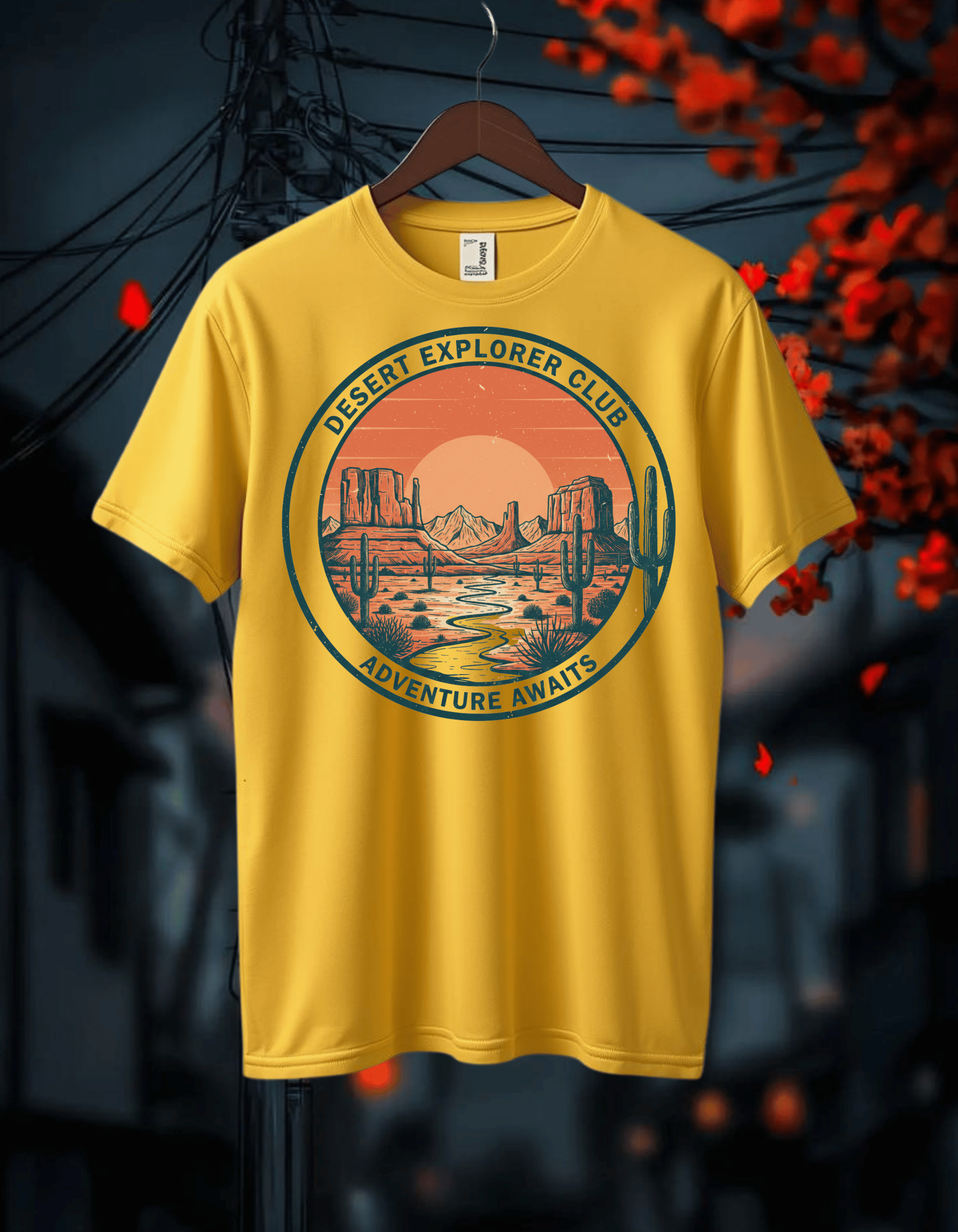 Desert Explorer Club T-Shirt — Adventure Awaits Graphic Tee product thumbnail image Desert Explorer Club T-Shirt — Adventure Awaits Graphic Tee product thumbnail image