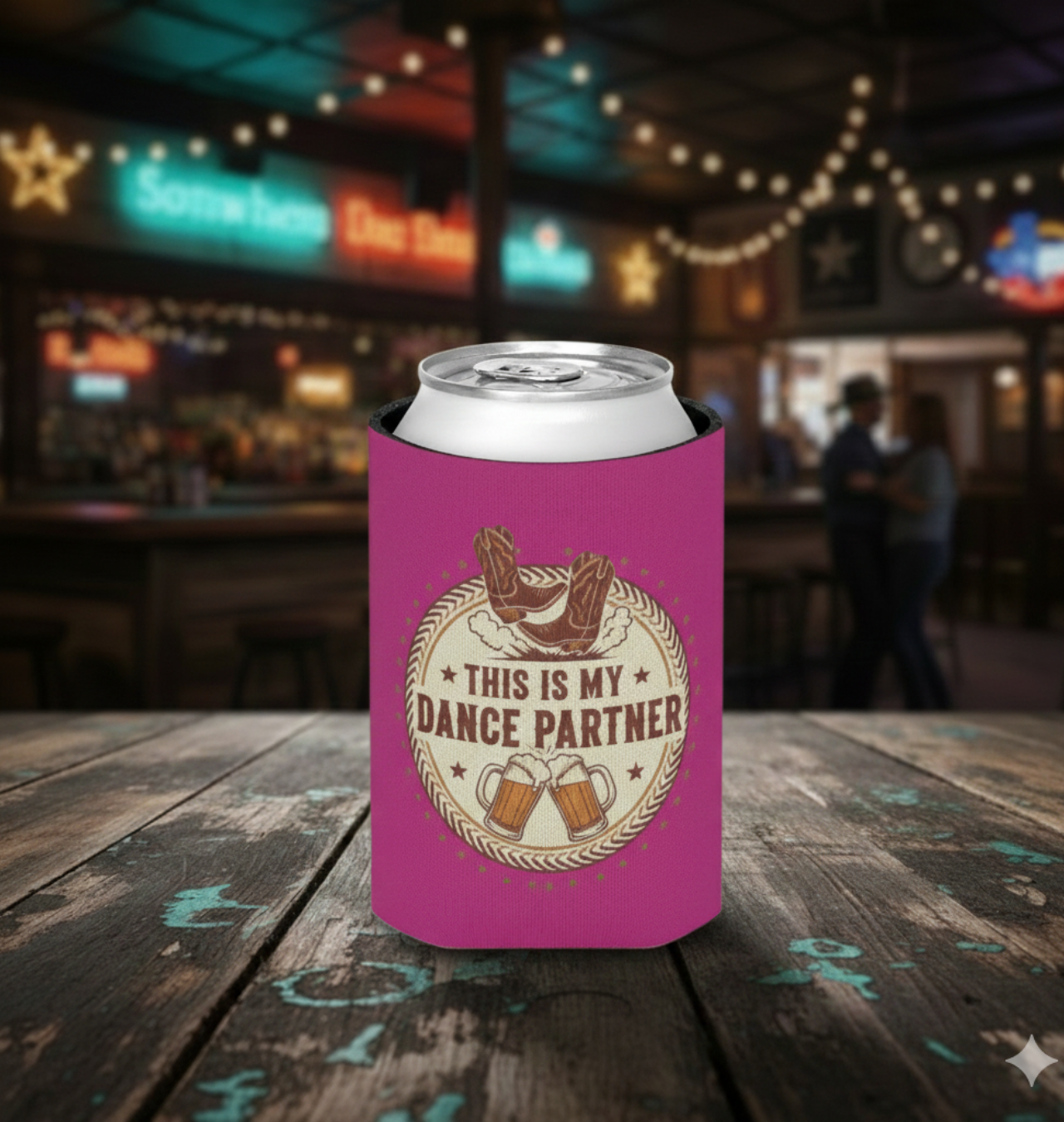Honky Tonk Heartbreaker Koozie — “This Is My Dance Partner”