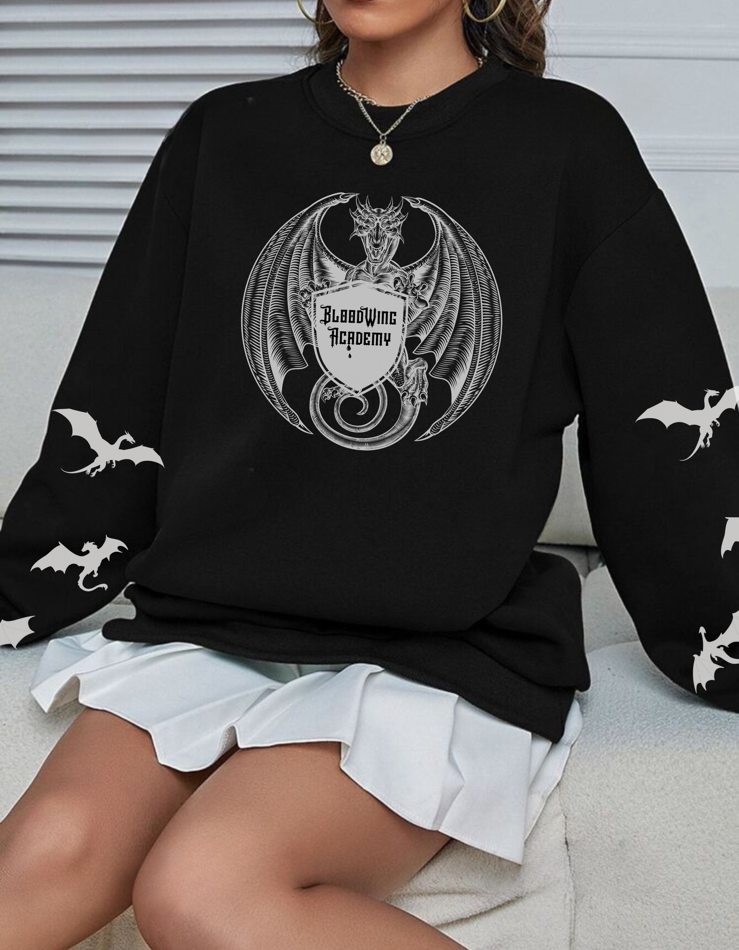 Bloodwing Academy Crewneck Sweatshirt product thumbnail image Bloodwing Academy Crewneck Sweatshirt product thumbnail image