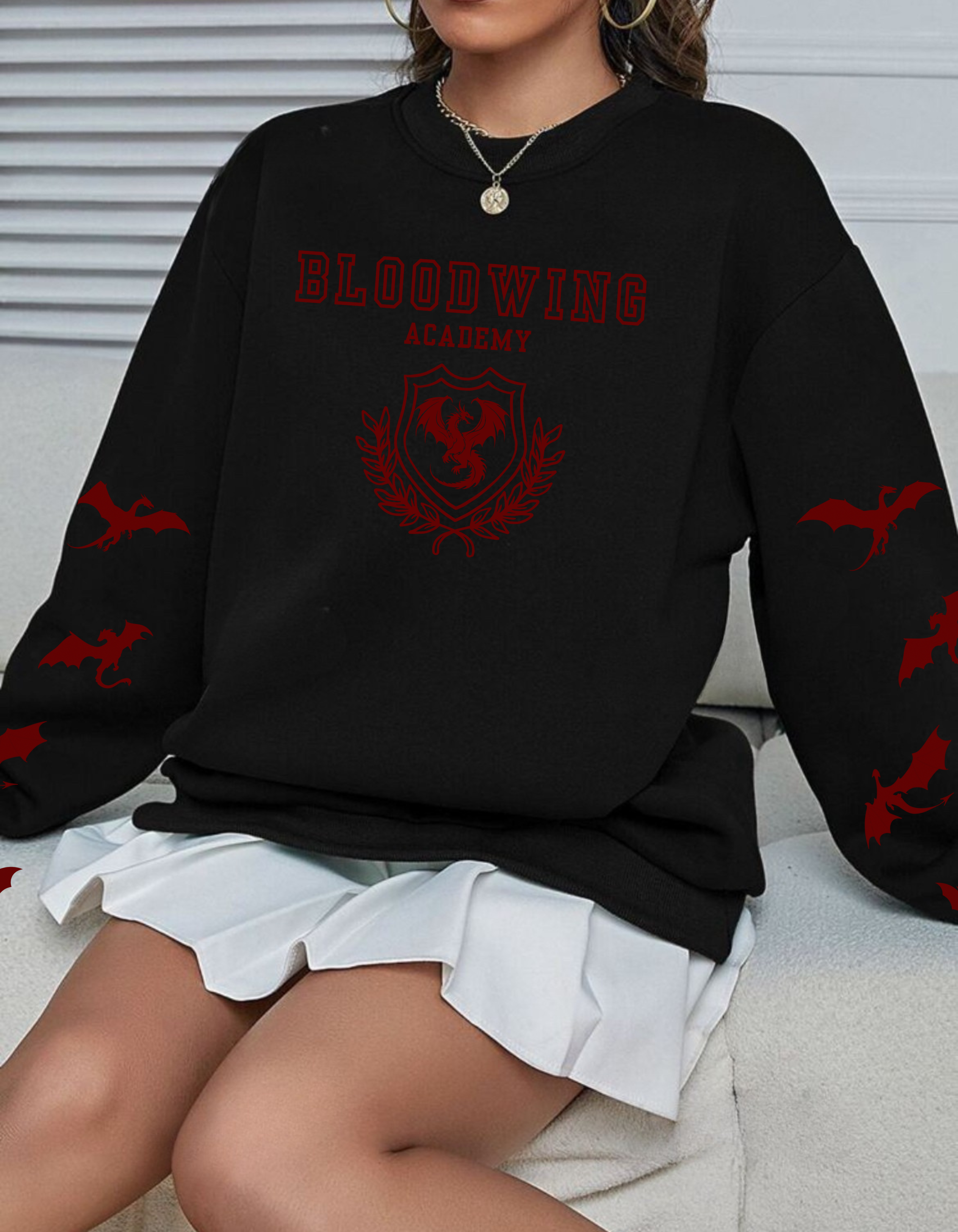 Bloodwing Academy Crewneck Sweatshirt product thumbnail image Bloodwing Academy Crewneck Sweatshirt product thumbnail image