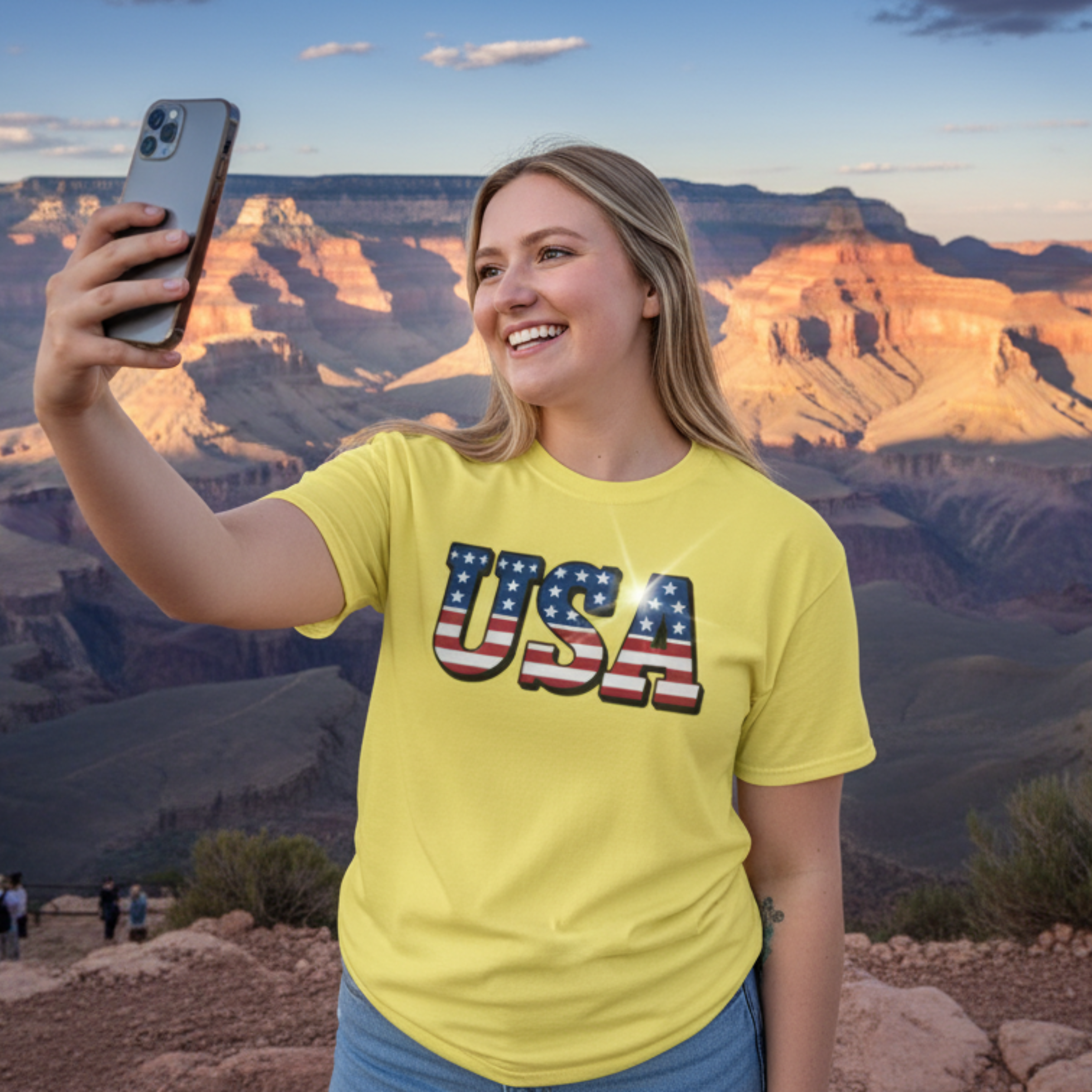 USA Patriotic Stars &amp; Stripes Tee — Own the Stars and Stripes Graphic product thumbnail image
