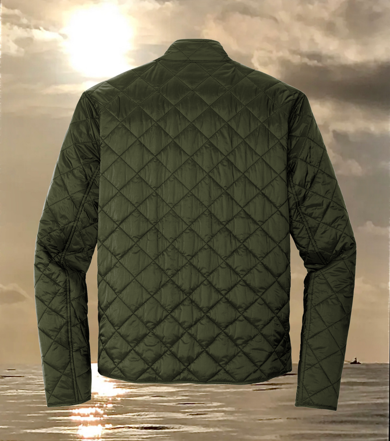 Savvy Diamond Pattern Quilted Jacket -- Deep Black or Townsend Green product thumbnail image Savvy Diamond Pattern Quilted Jacket -- Deep Black or Townsend Green product thumbnail image